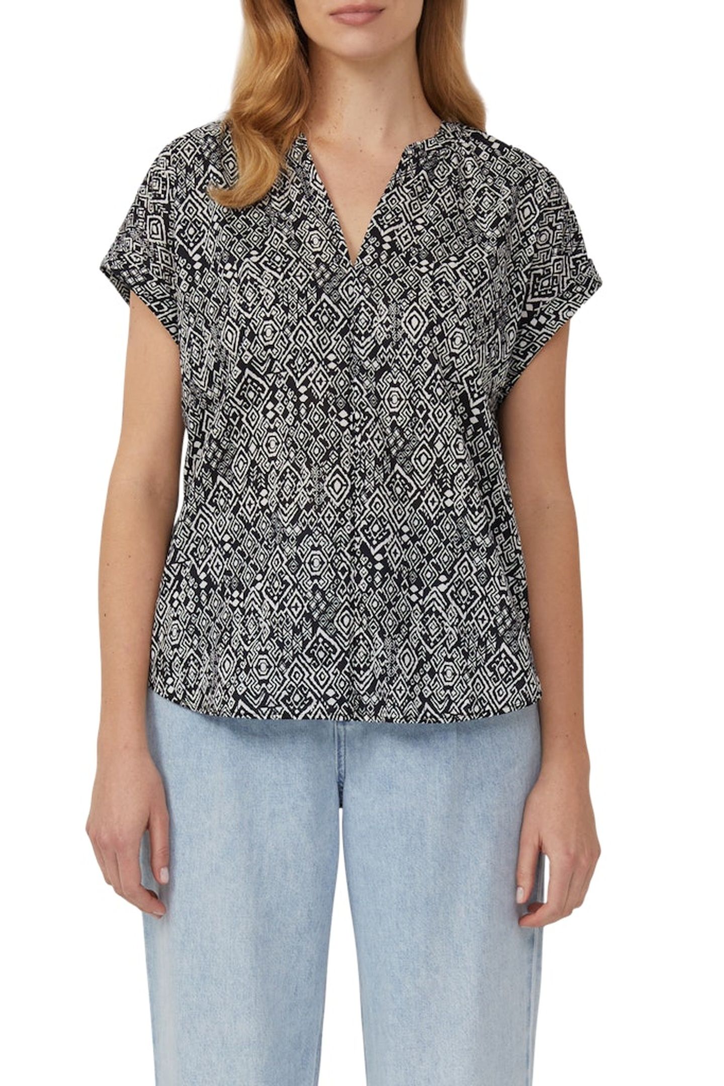 S.OLIVER BLOUSES BLACK 1
