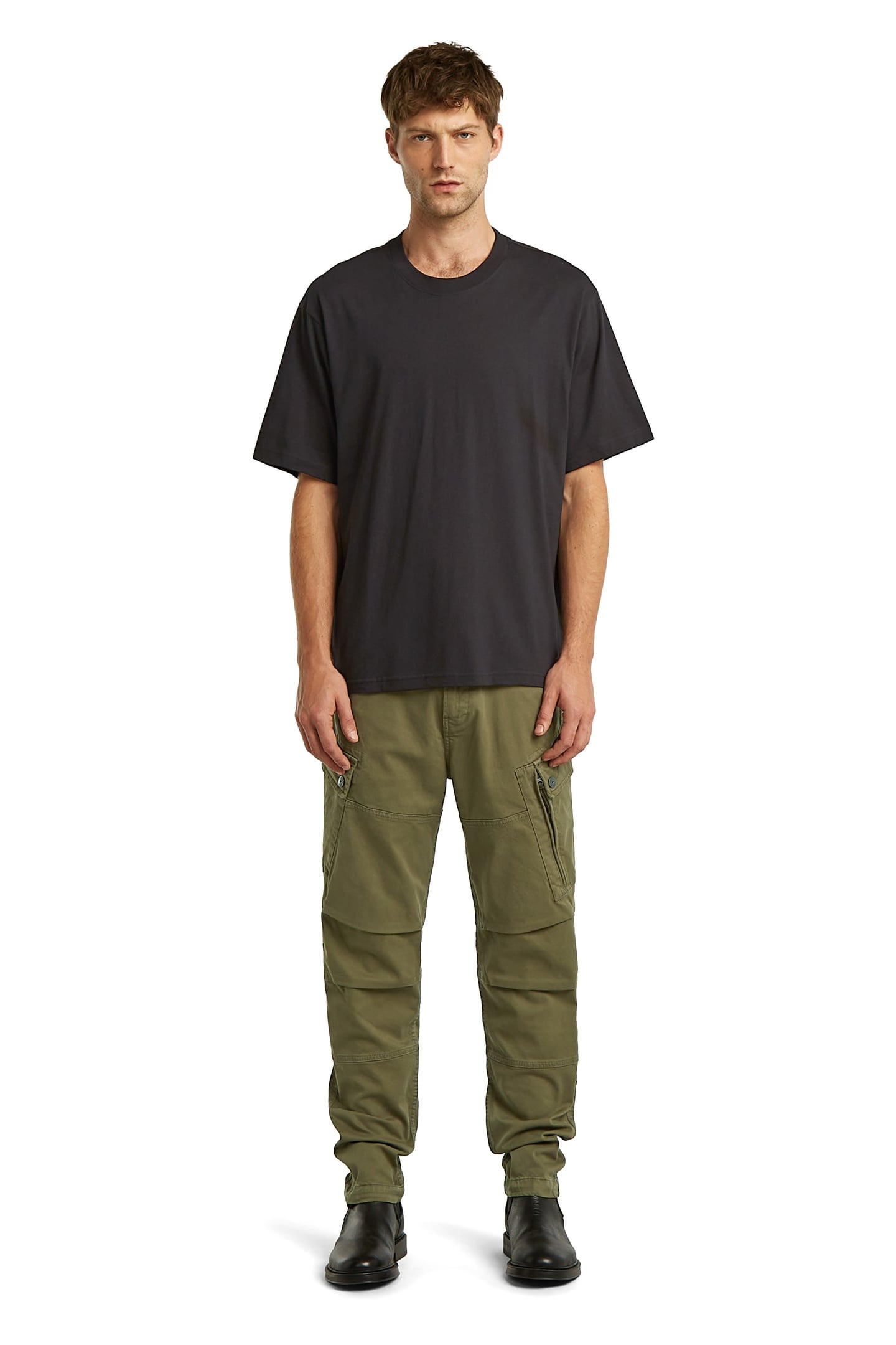 ROXIC ZIP STRAIGHT TAPERED SHADOW OLIVE 1