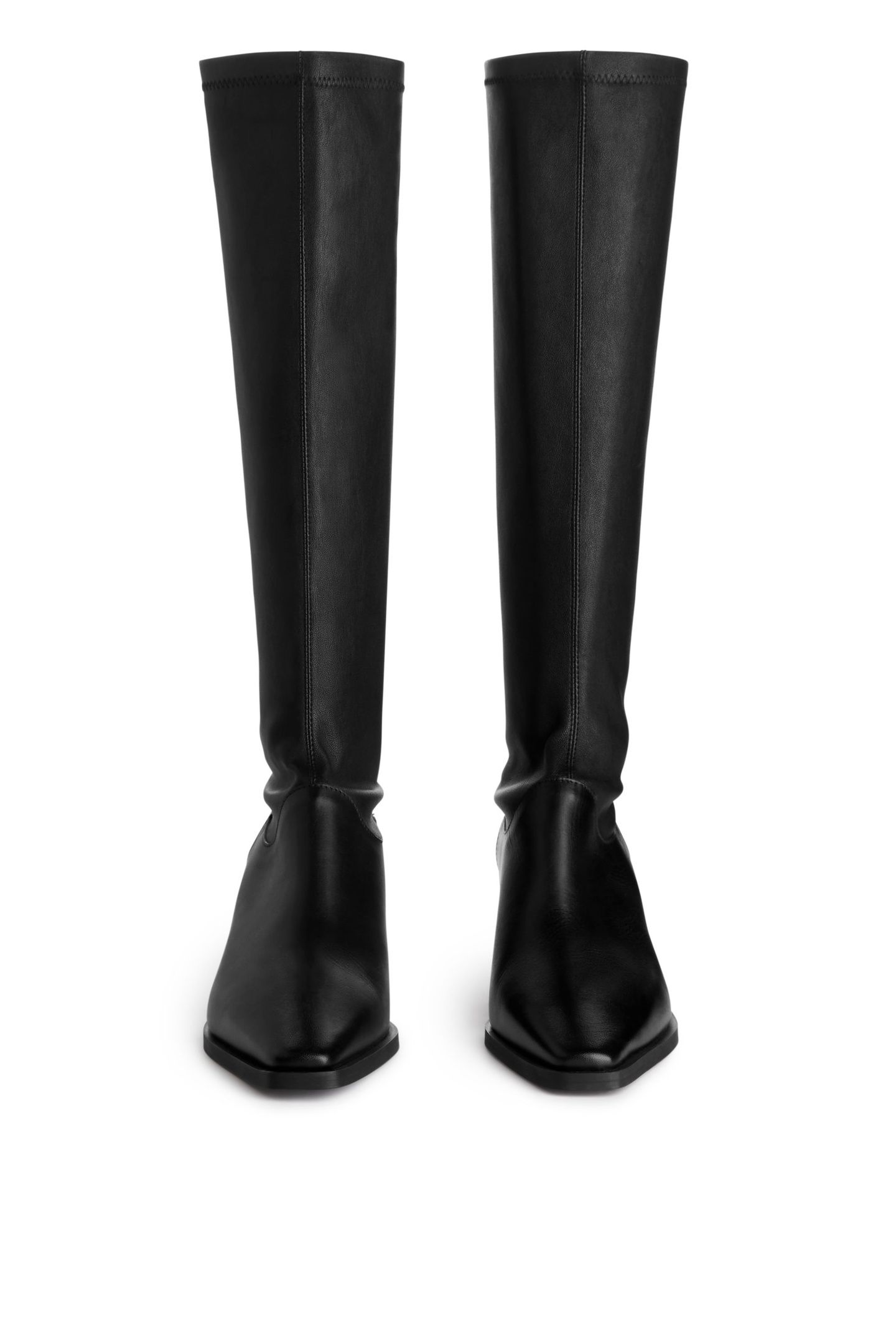 ANGELINE STRETCH COWBOY BOOT BLACK 2