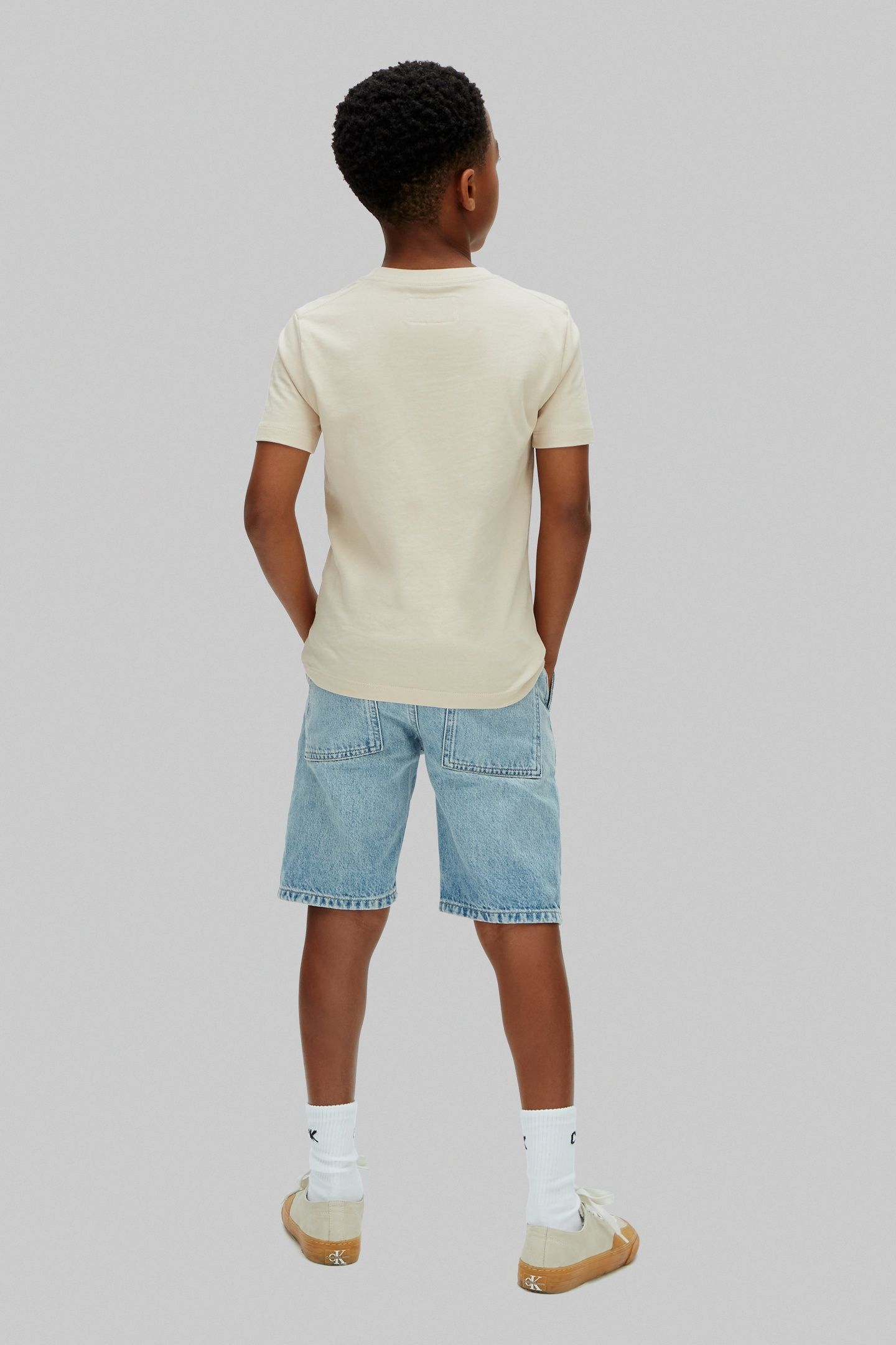 BOYS SKATER DENIM SHORTS DANTE WASH 2