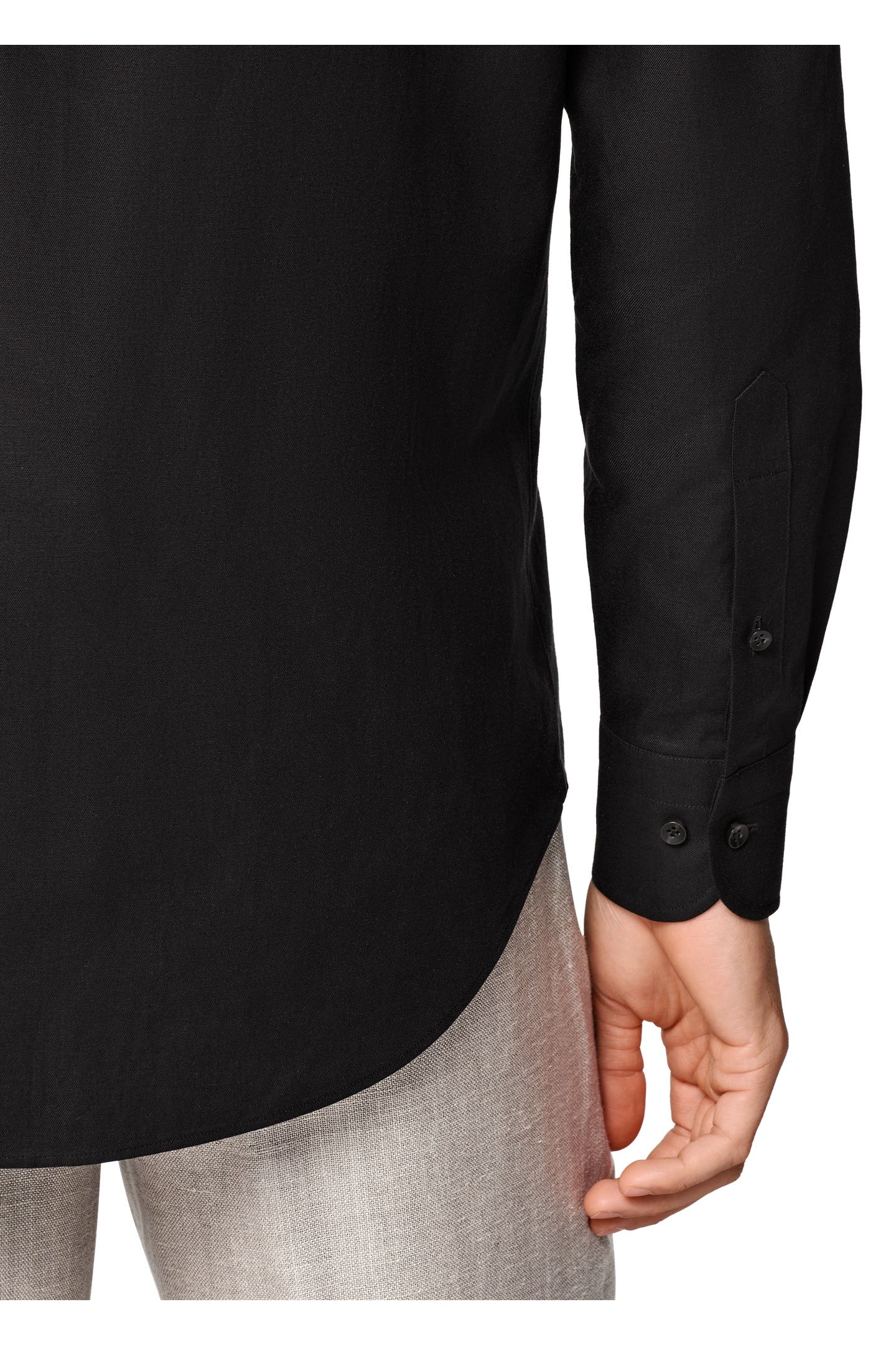 SHIRT-OVERSHIRT-LYOCELLBLACK CASUAL SHIRTS BLACK 10