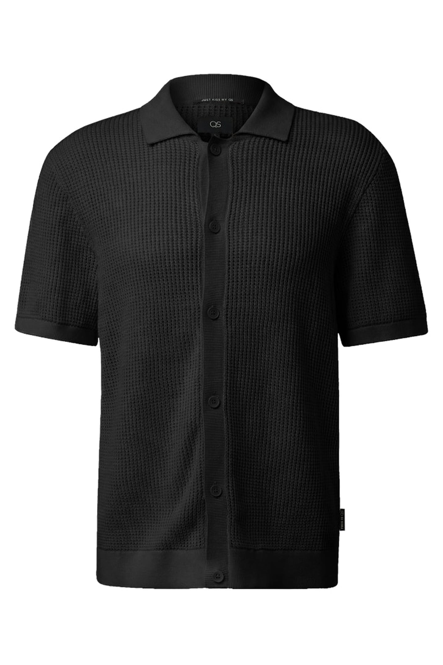 S.OLIVER-QS PULLOVER SHORTSLEEVE BLACK 7