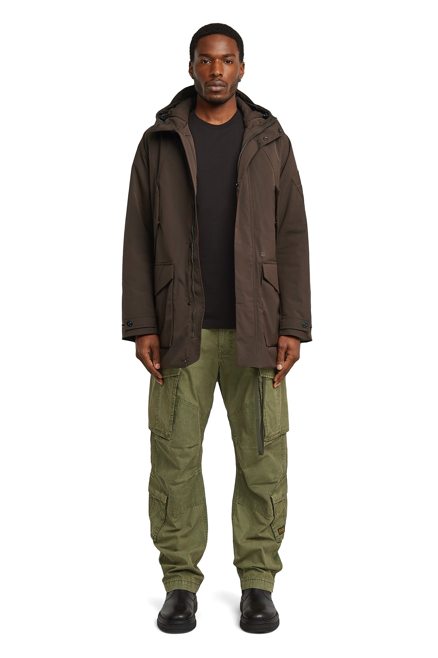 ROVIC ZIP 3D LOOSE OVERDYE SHADOW OLIVE 1