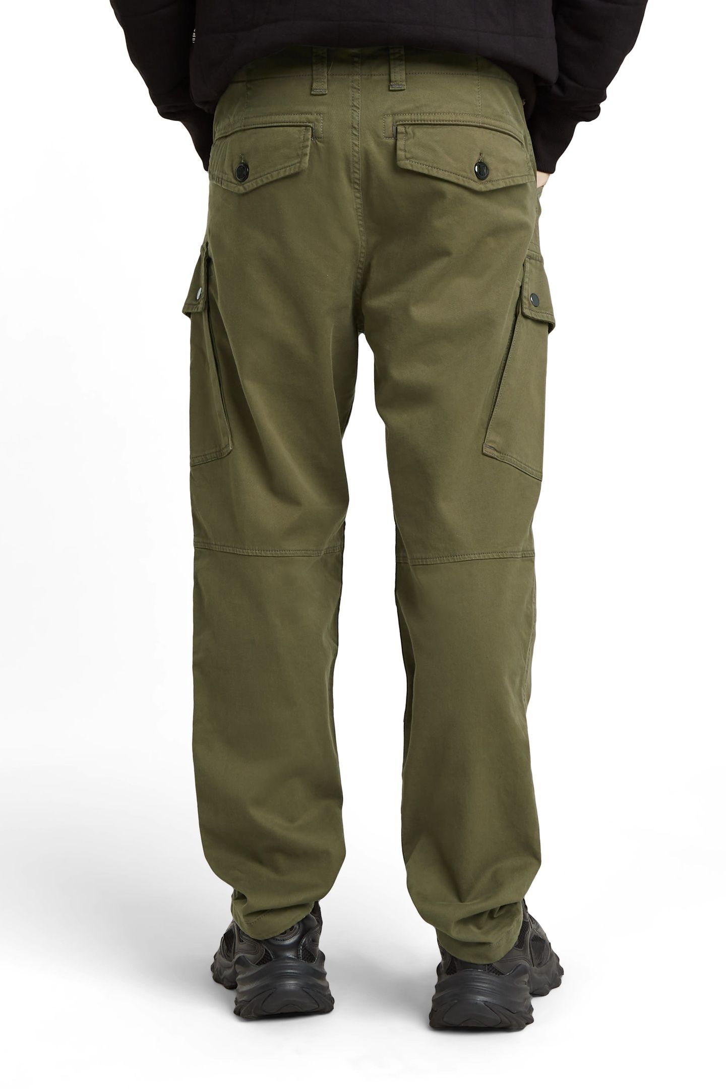 ROXIC STRAIGHT TAPERED CARGO PANT SHADOW OLIVE 3