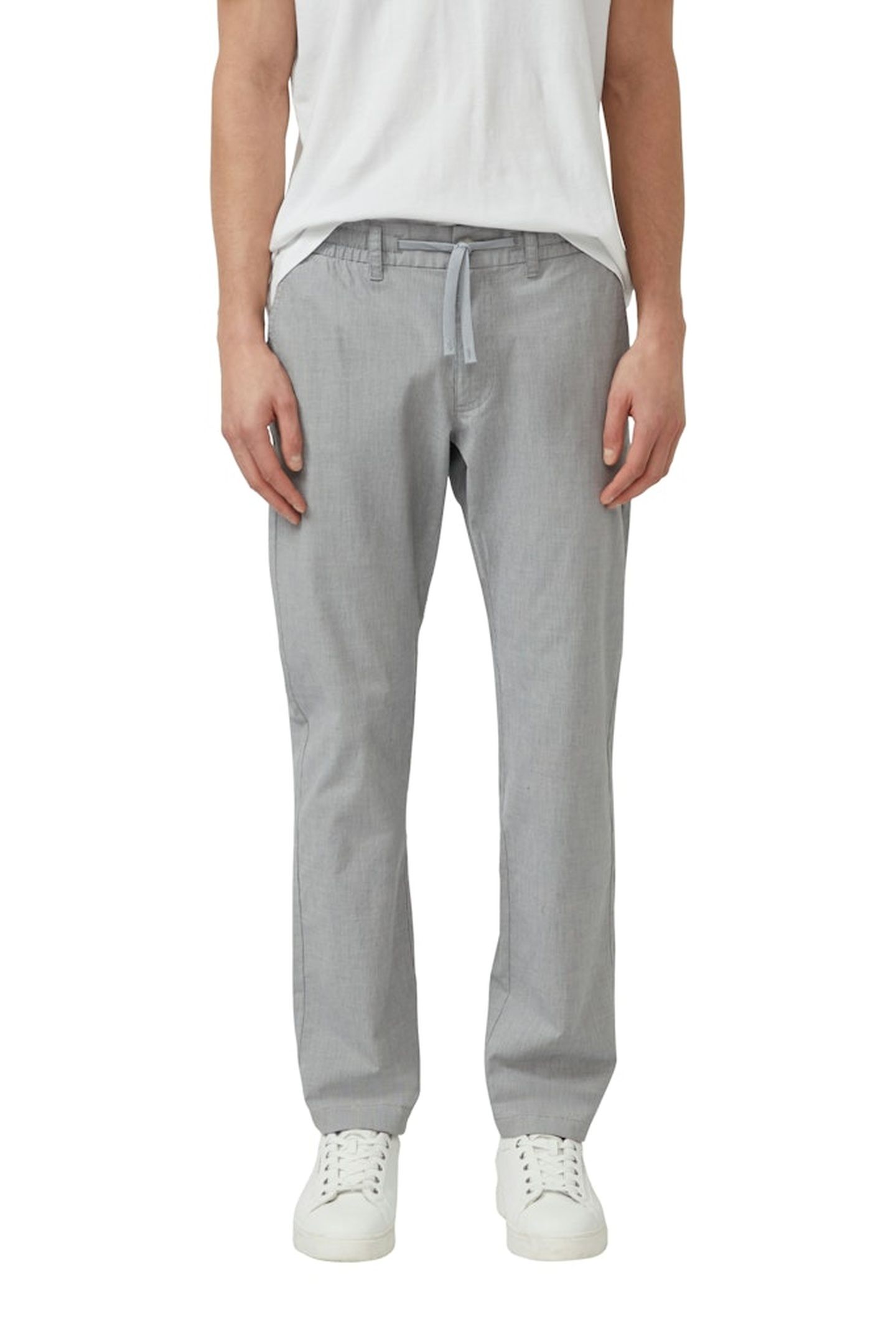 S.OLIVER PANTS GREY/BLACK 3