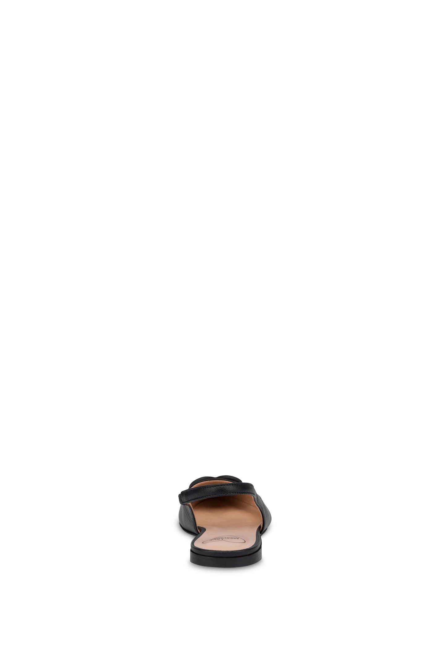 NAPPA LEATHER SLINGBACK BALLET FLATS BLACK 3