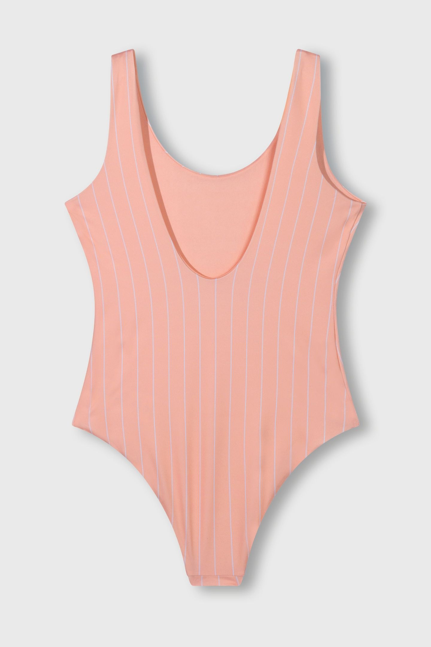 BATHING SUIT STRIPES PEACH 6