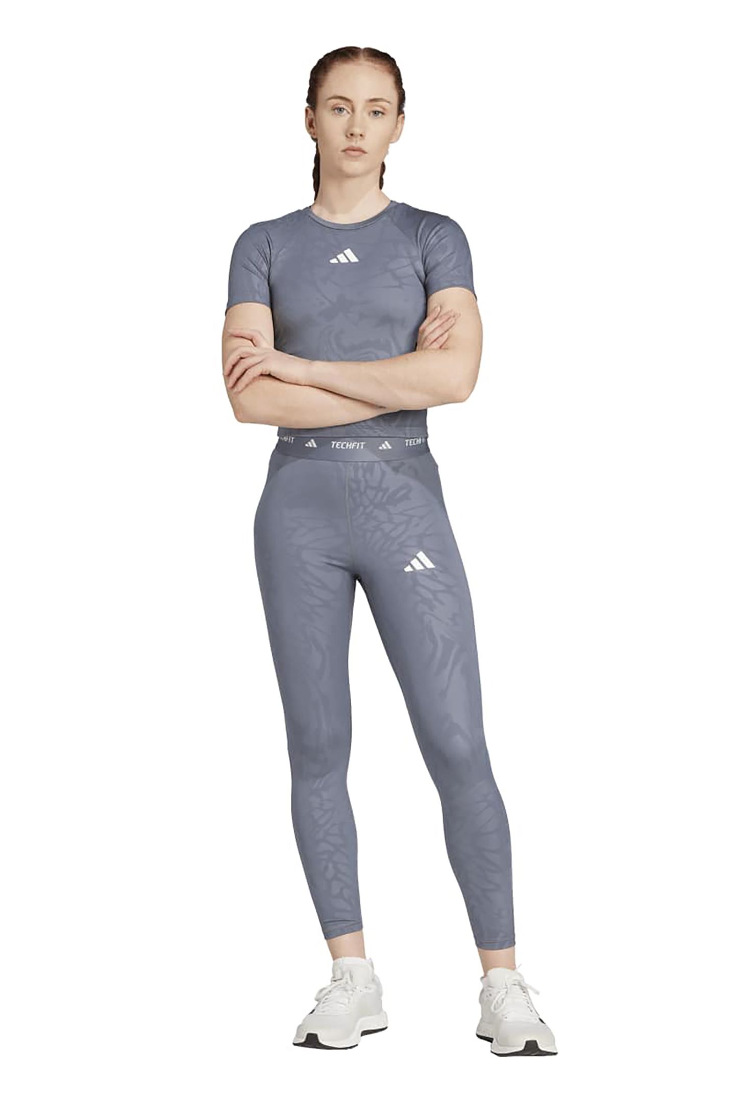 PERFORMANCE TECHFIT PRINTED T-SHIRT ONIX 2