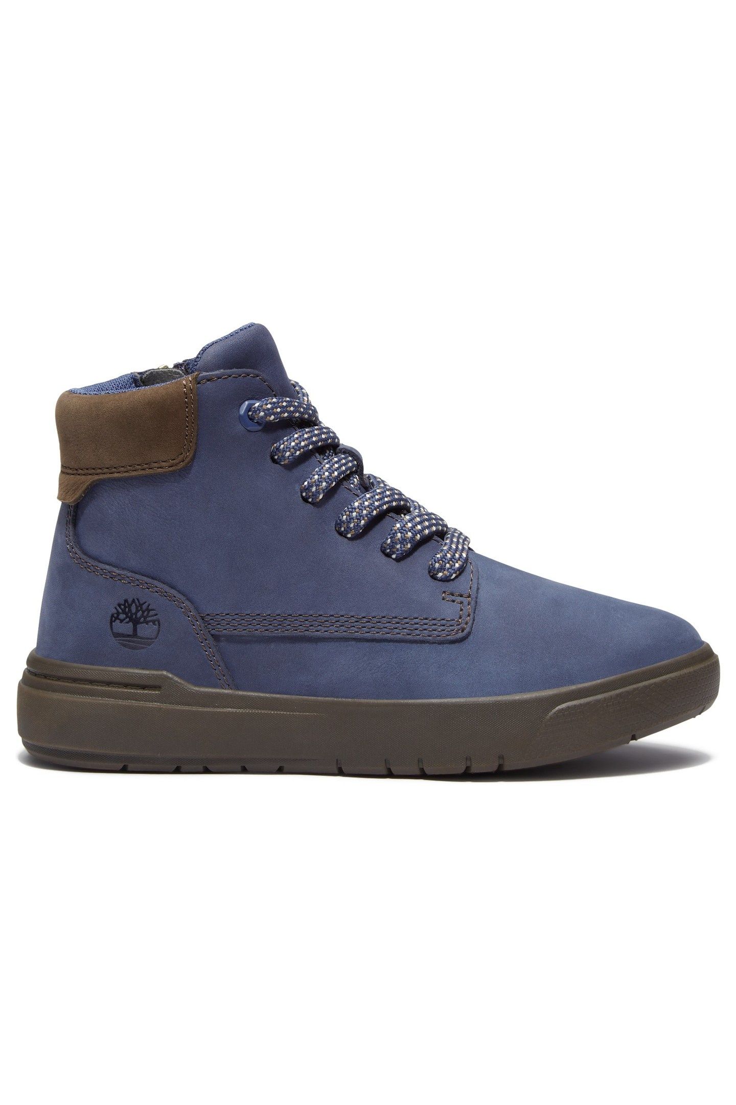 MID LACE UP WITH ZIP SNEAKER DK BLU NUBUCK 1
