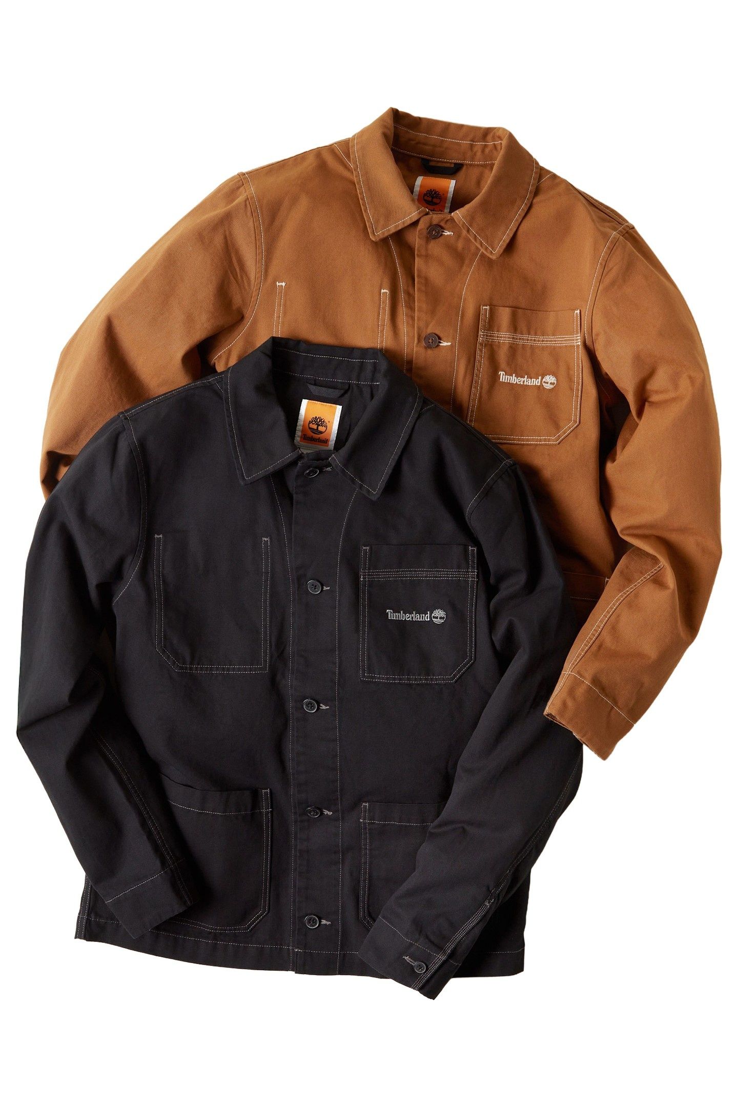UNISEX CHORE CANVAS JACKET DARK BROWN 5