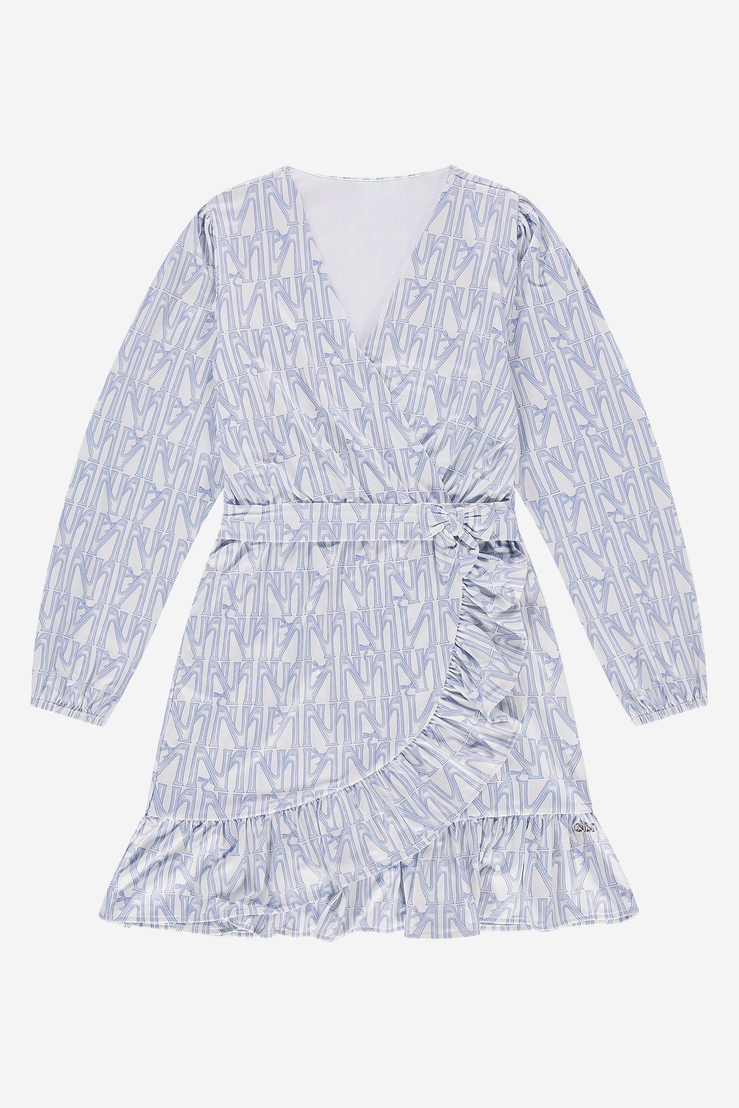 AALICIA BOW DRESS NEUTRAL 2