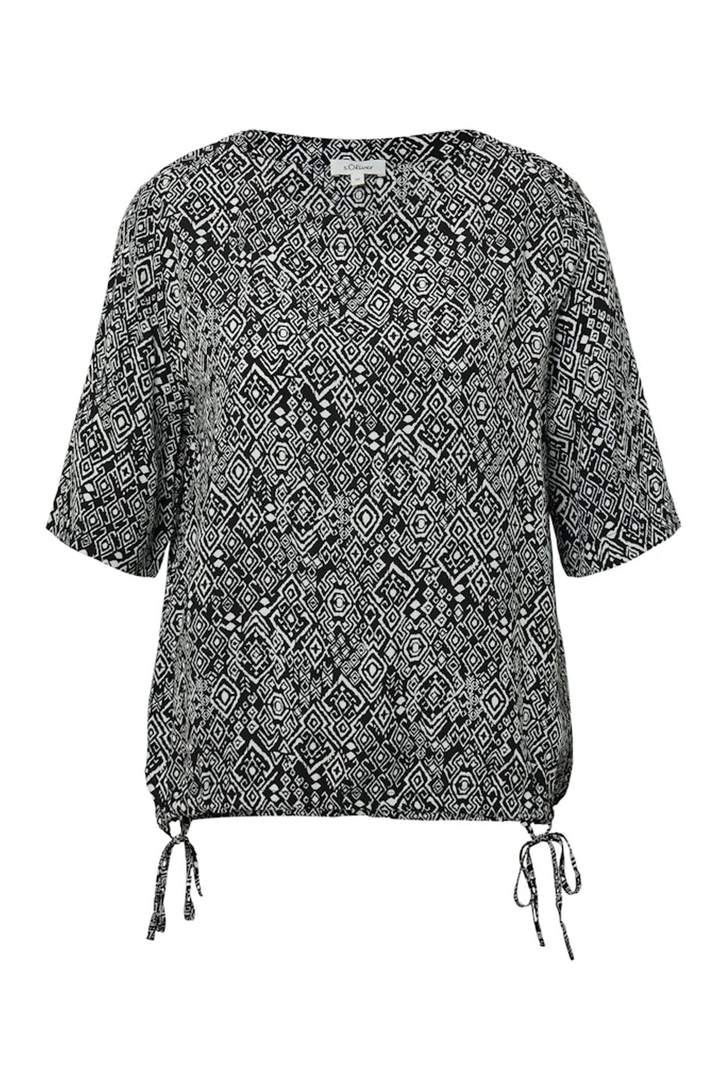 S.OLIVER BLOUSES BLACK 4