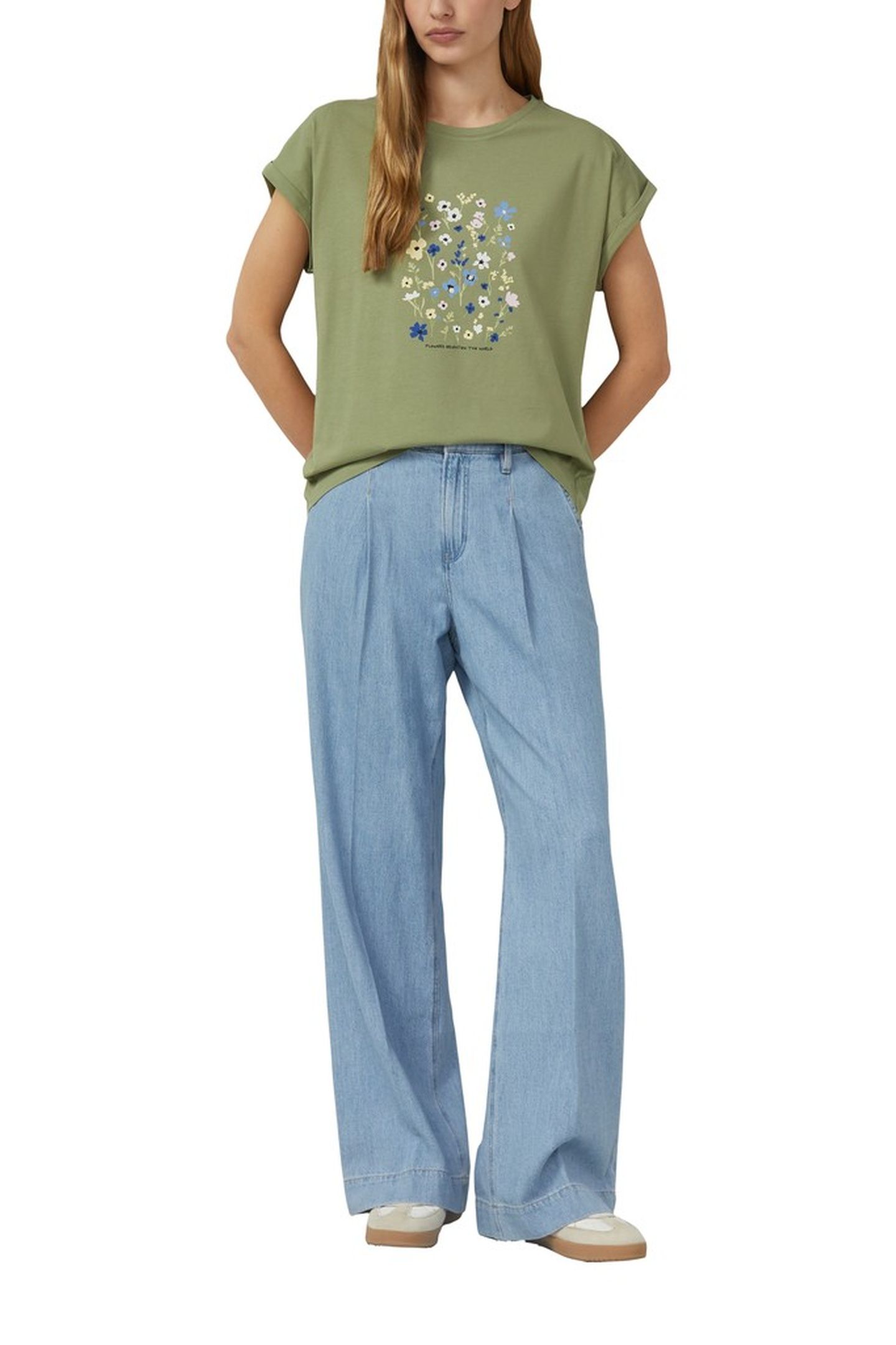 S.OLIVER T-SHIRTS DARK GREEN 2