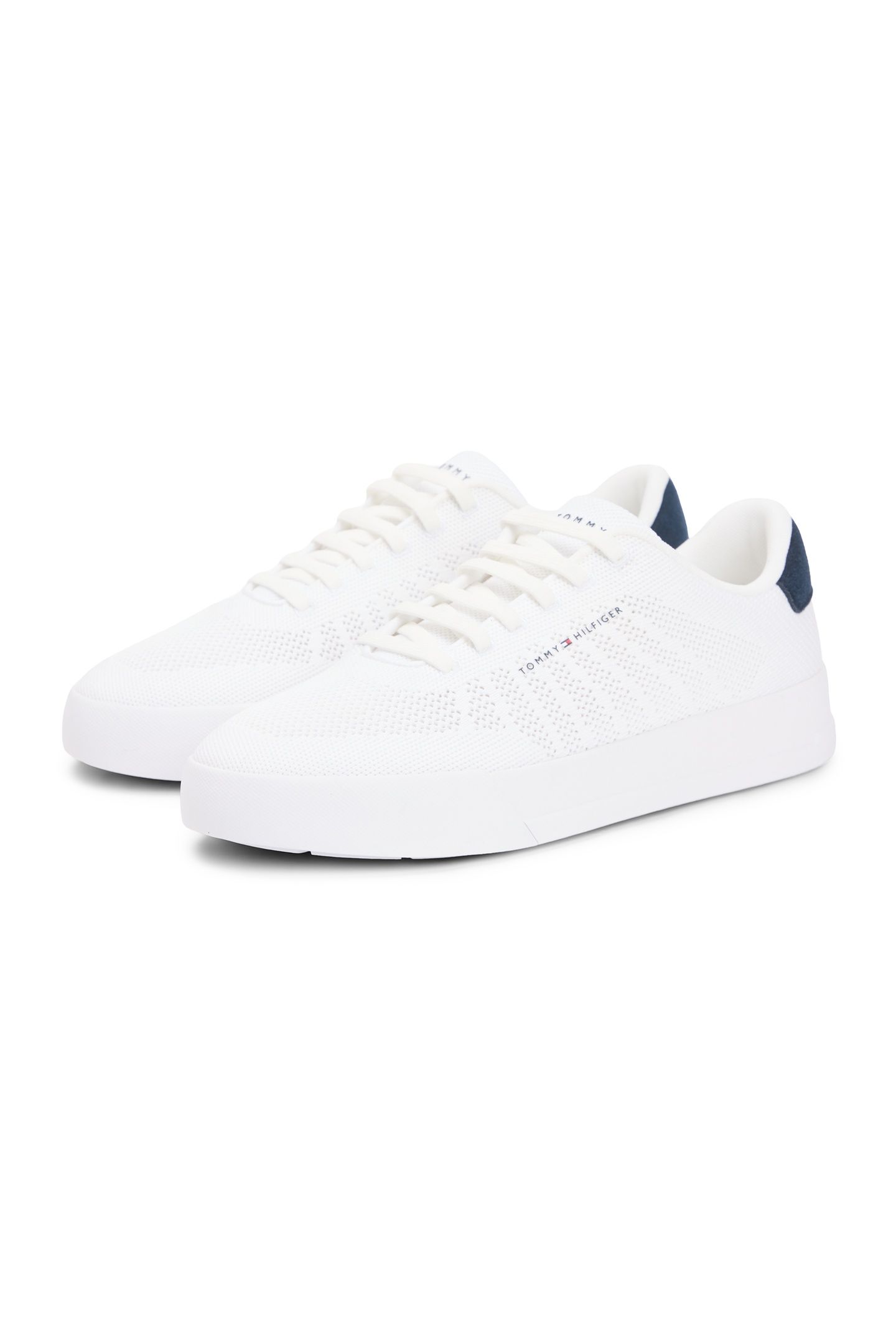TH COURT KNIT SHOES WHITE 2