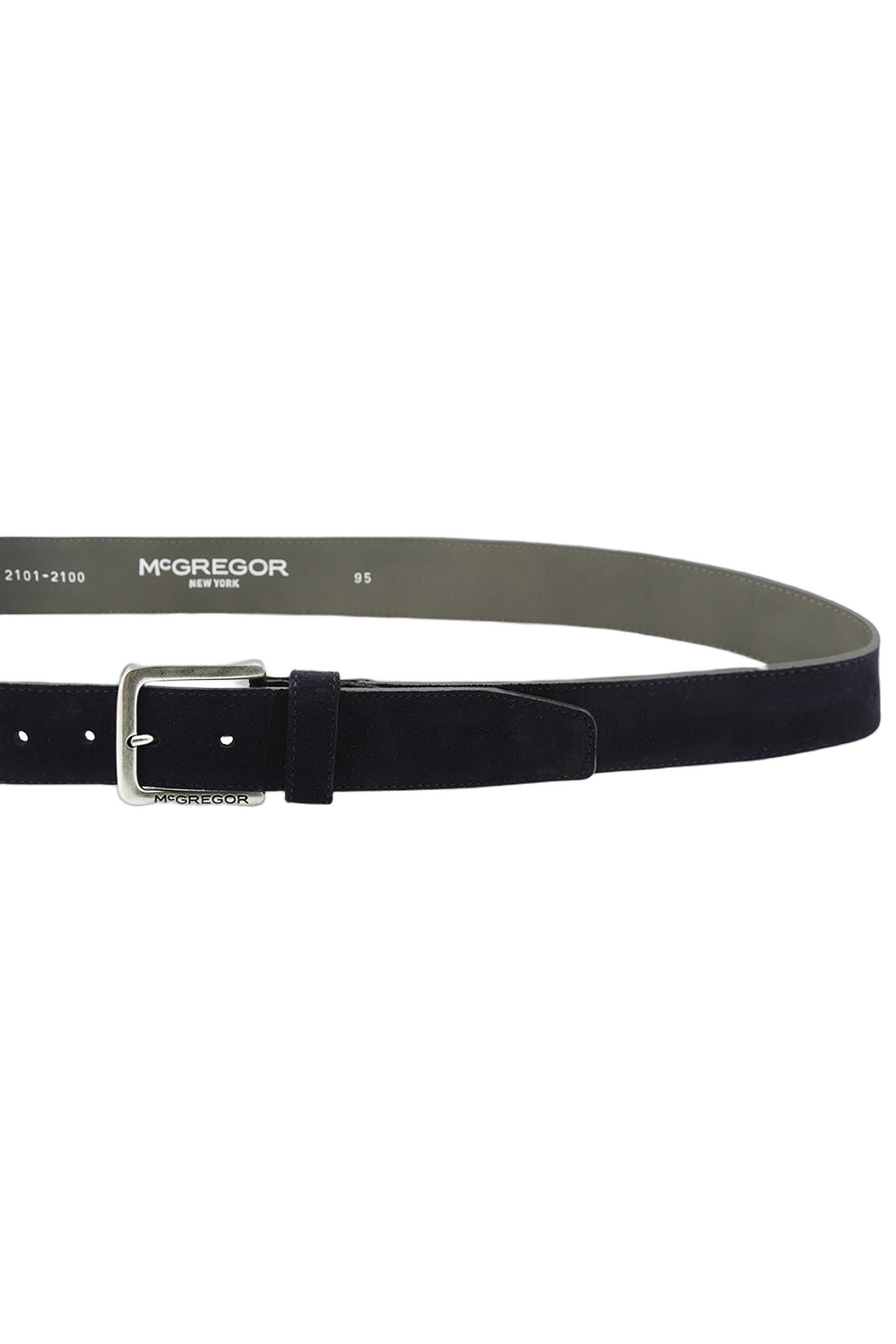 SUEDE BELT NAVY 2