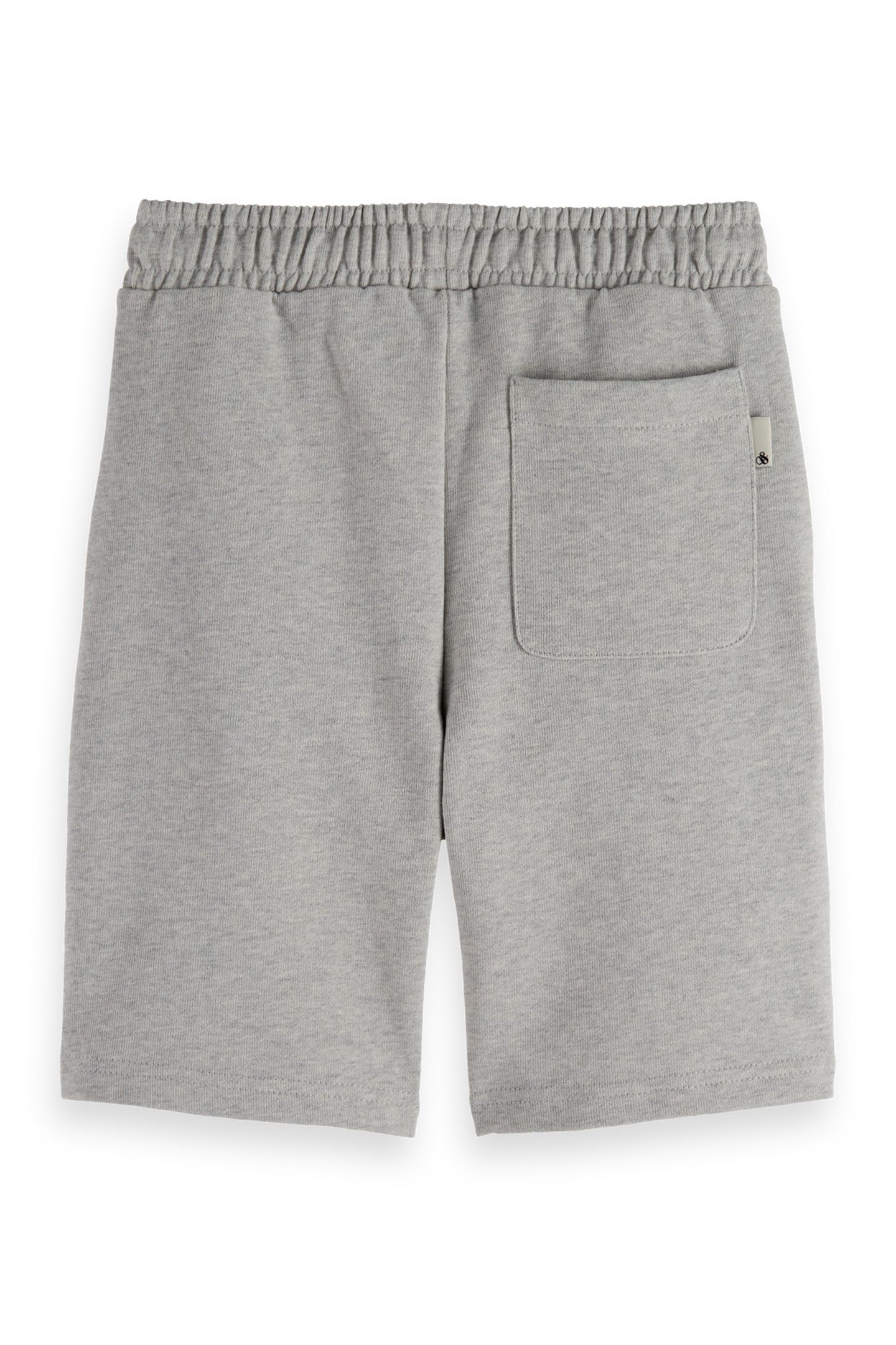 BOYS LOGO BADGE SWEATSHORTS GREY MELANGE 2