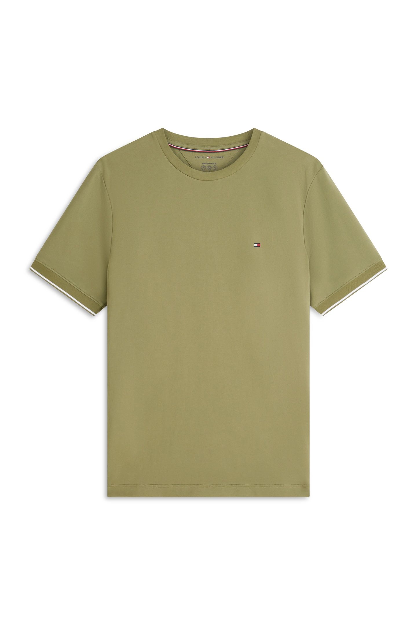 PERFORMANCE TIPPED T-SHIRT DARK ARTICHOKE 4