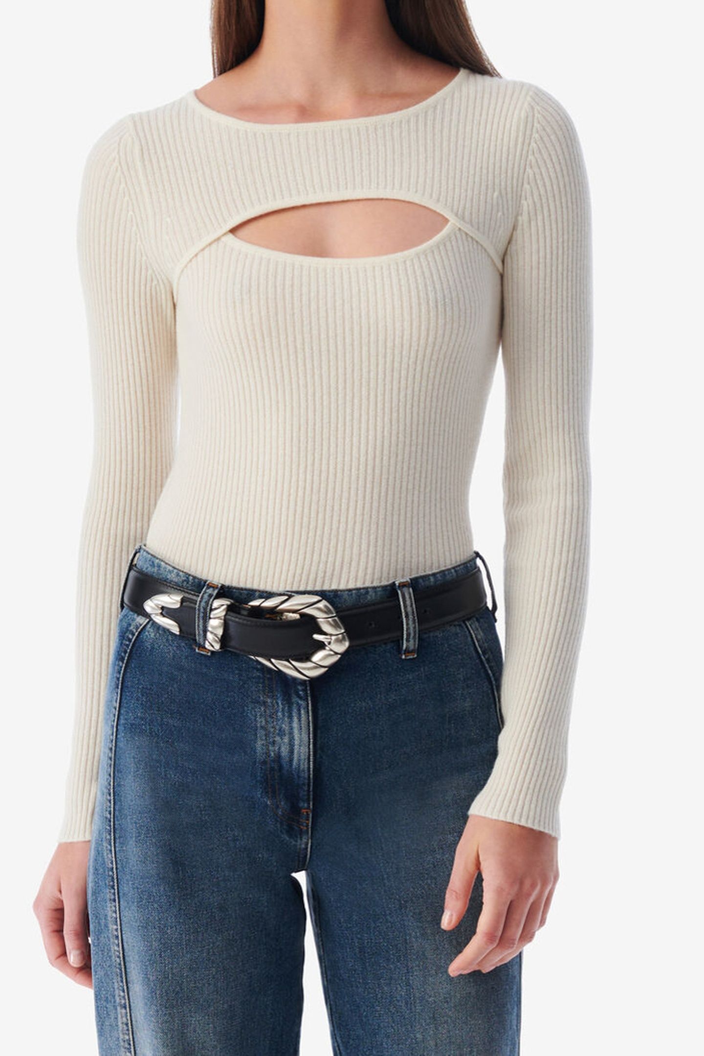 DAATI PULLOVER ECRU 1
