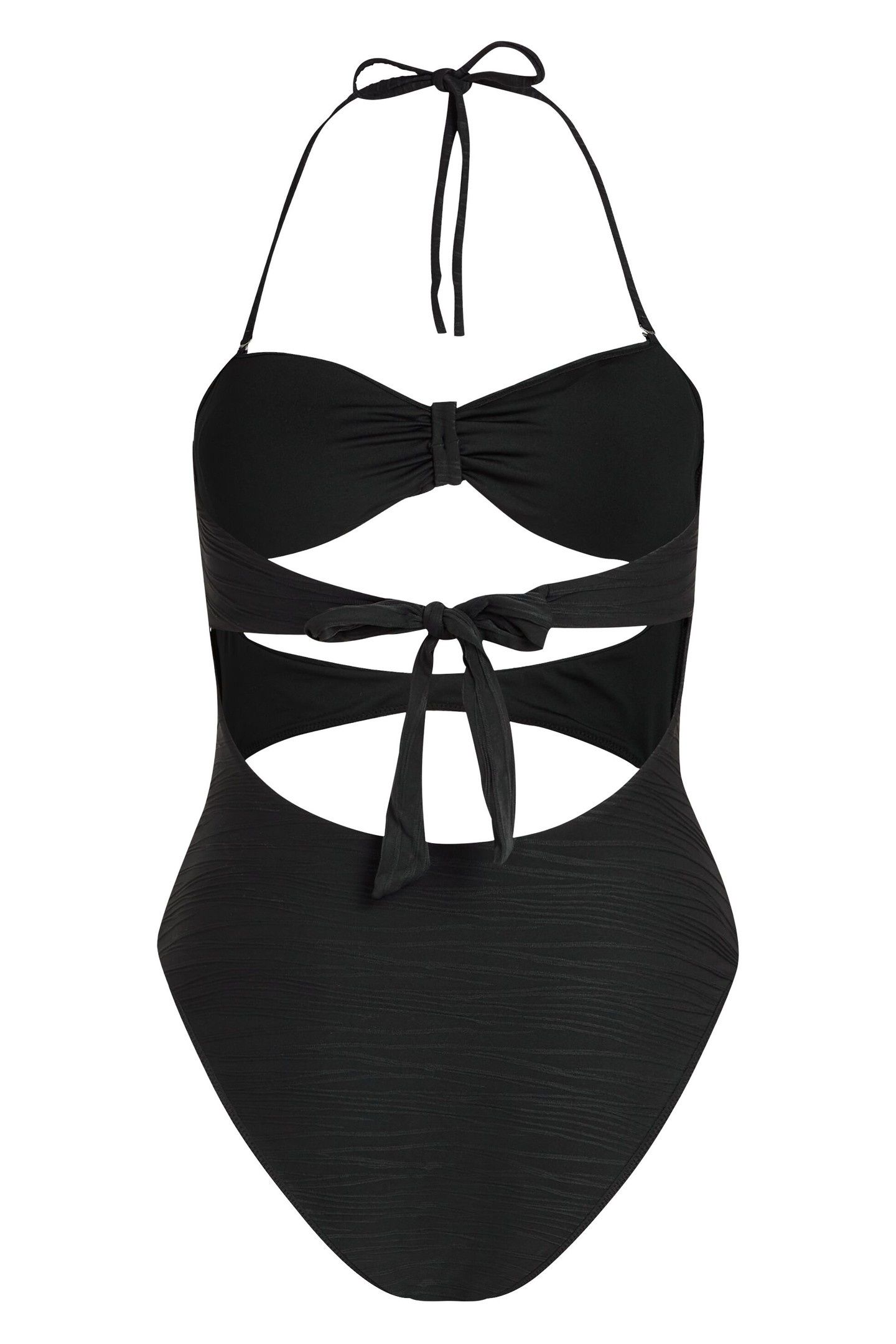 KARL RIB RIO SWIMSUIT BLACK 5