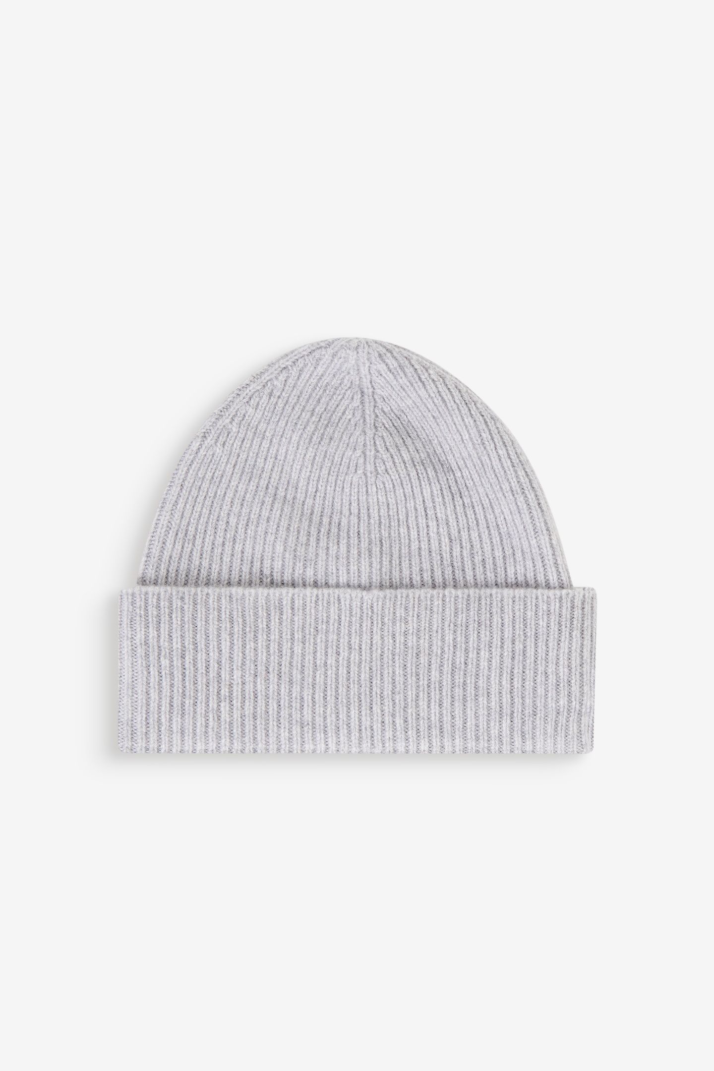 ASPEN MERINO-CASHMERE BEANIE LIGHT GREY 1