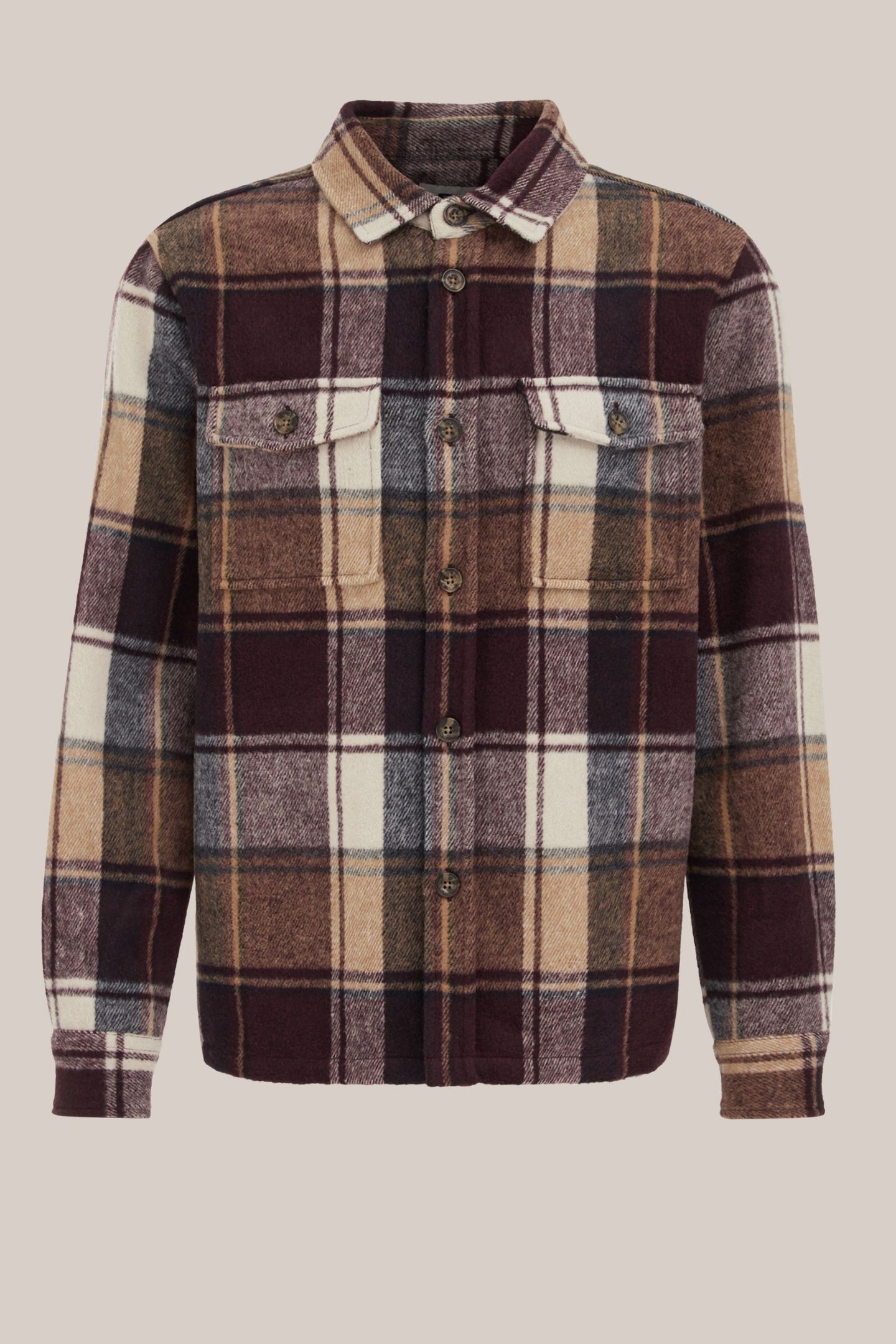 OVERSHIRT BURGUNDY RED 4