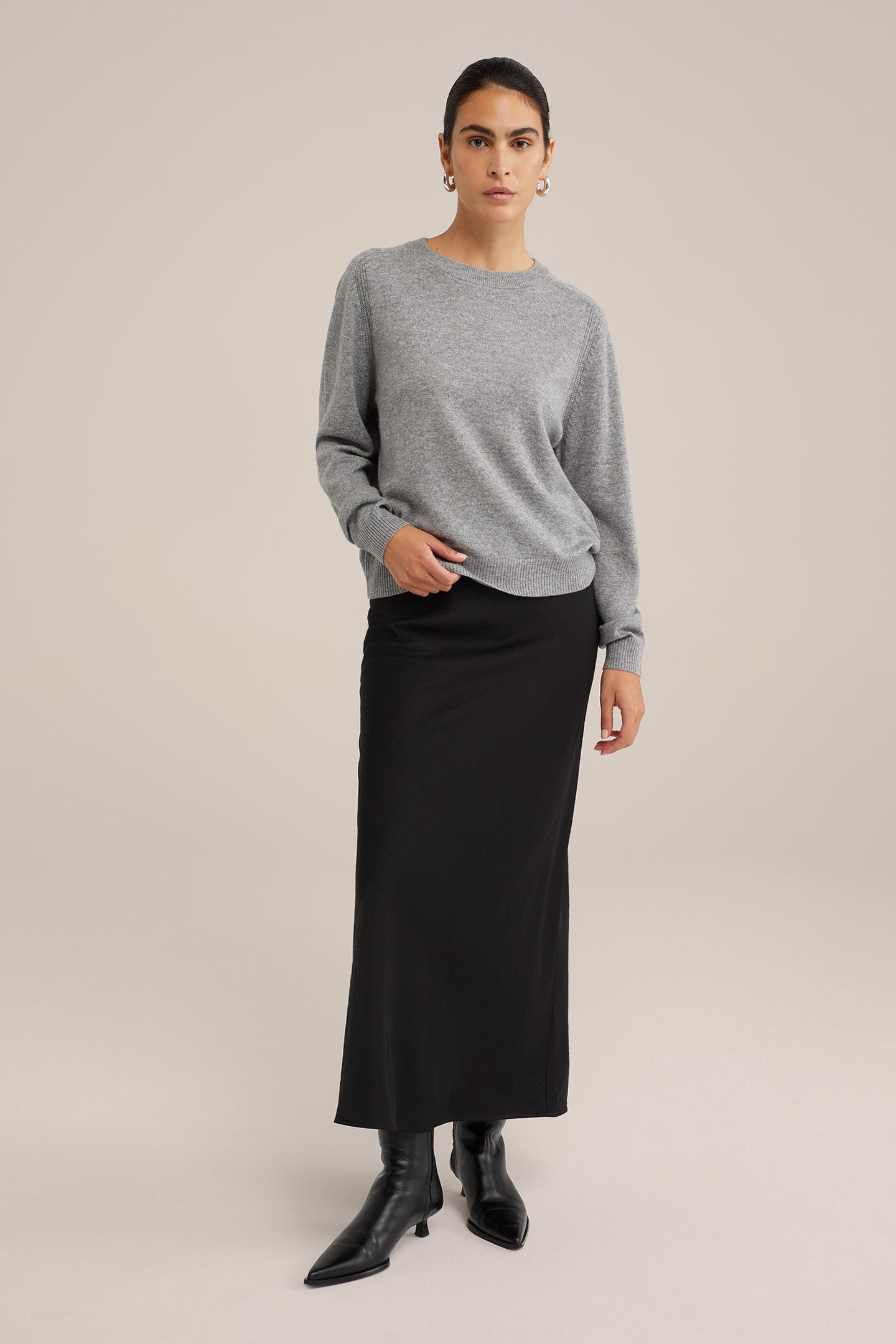 KNITTED PULLOVER GREY 4