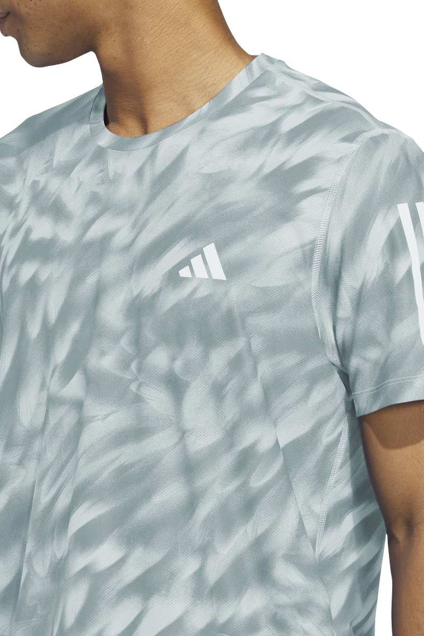 UNISEX PERFORMANCE OWN THE RUN ALLOVER PRINT T-SHIRT MINT TO 6