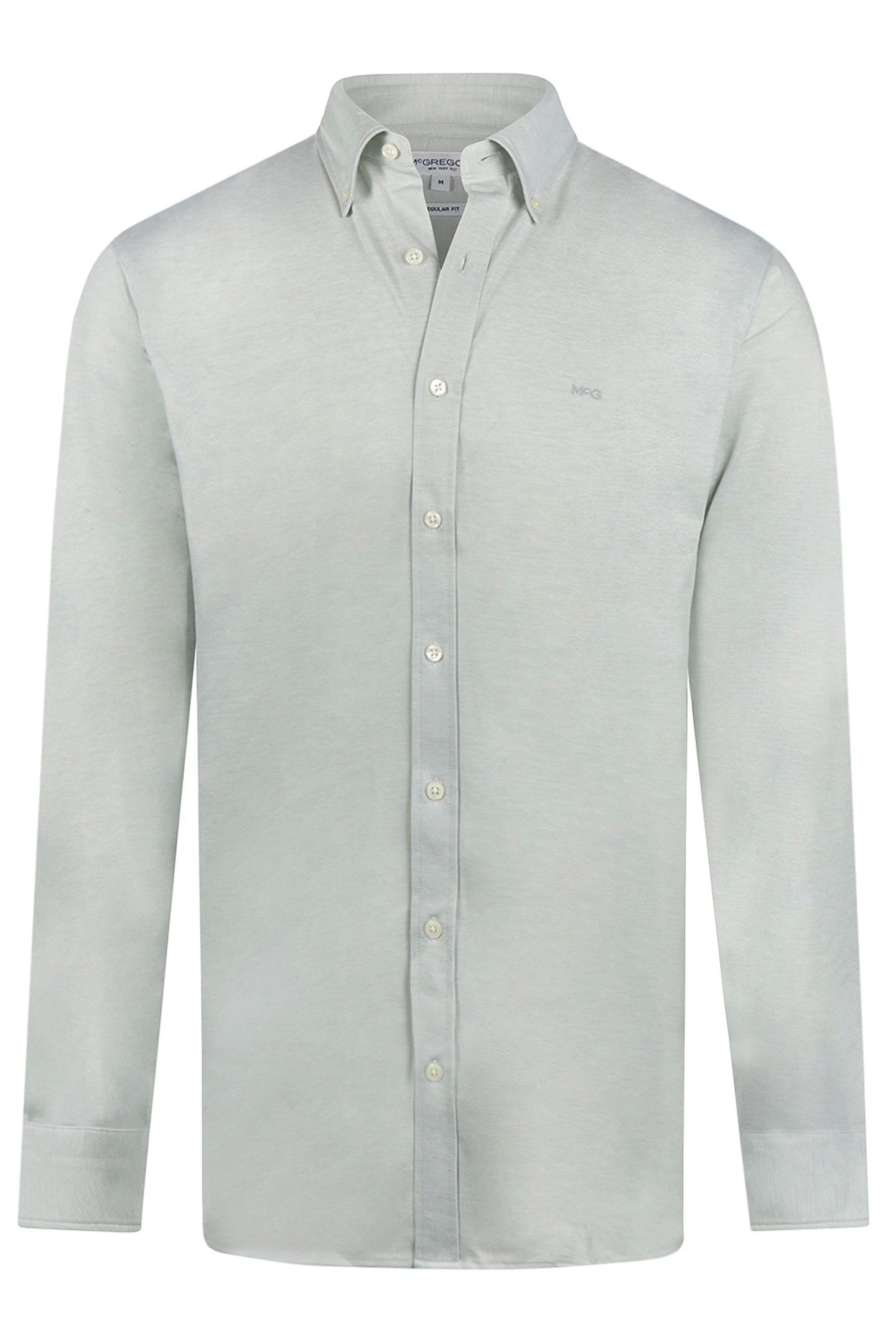 STRETCH PIQUE SHIRT LIGHT OLIVE 1