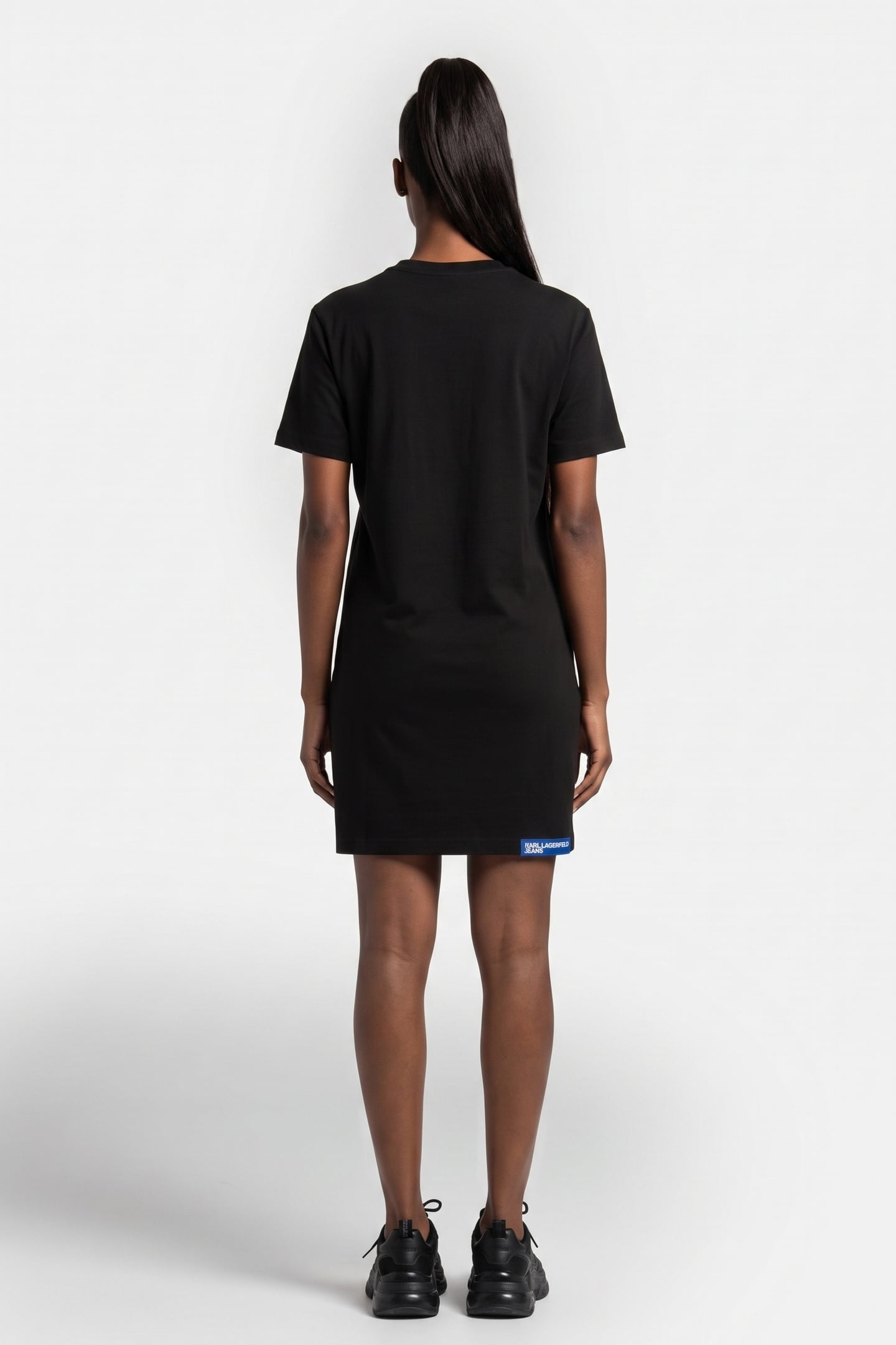 KLJ REGULAR SSLV TEE DRESS BLACK 2