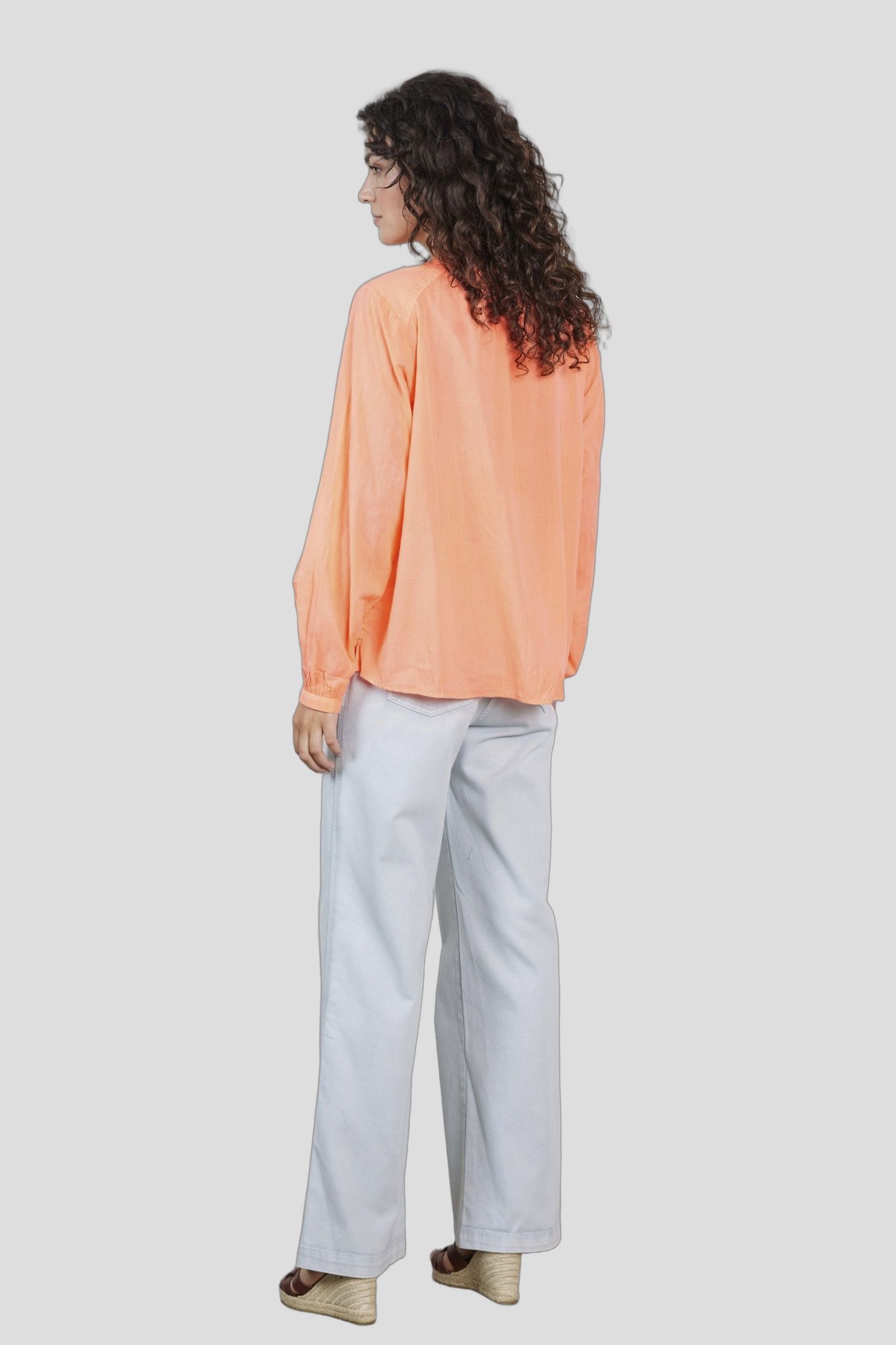 BLOUSE NELSA NEON ORANGE 3
