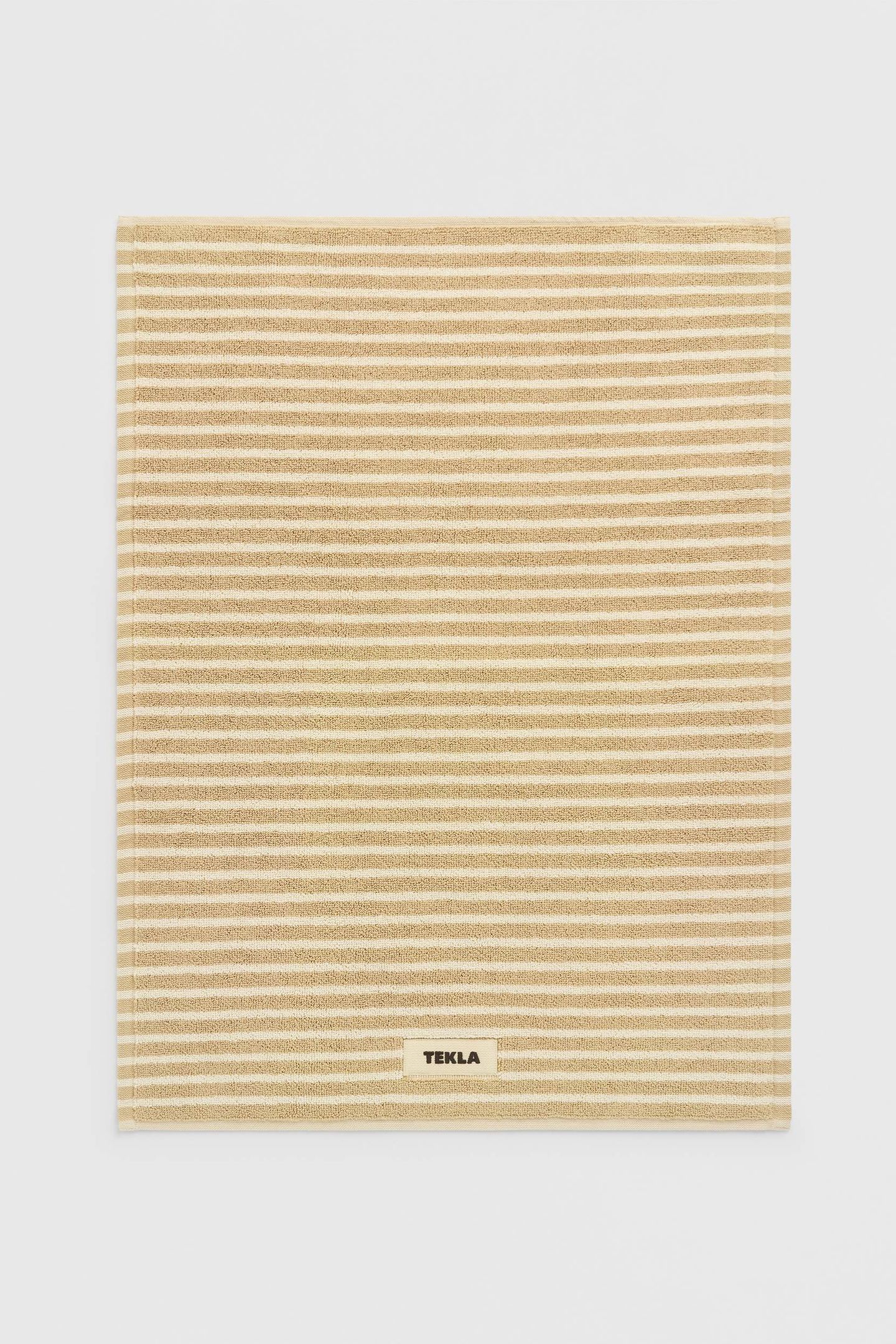 UNISEX BATH MAT IVORY STRIPES 1
