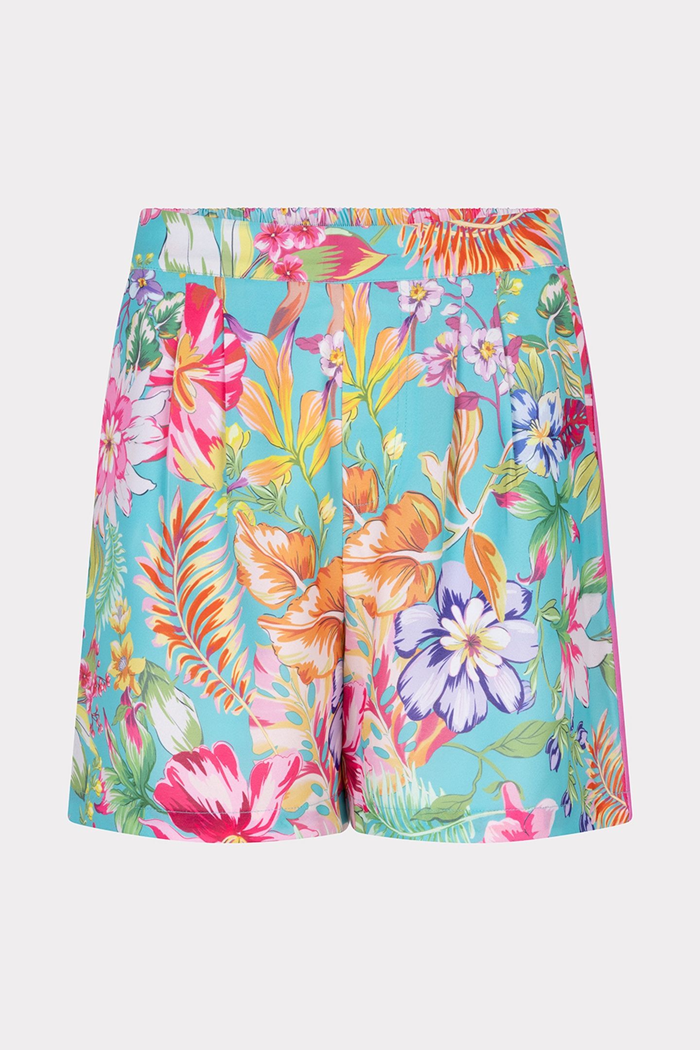 SHORTS LONG DISCO FLOWER PRINT 4