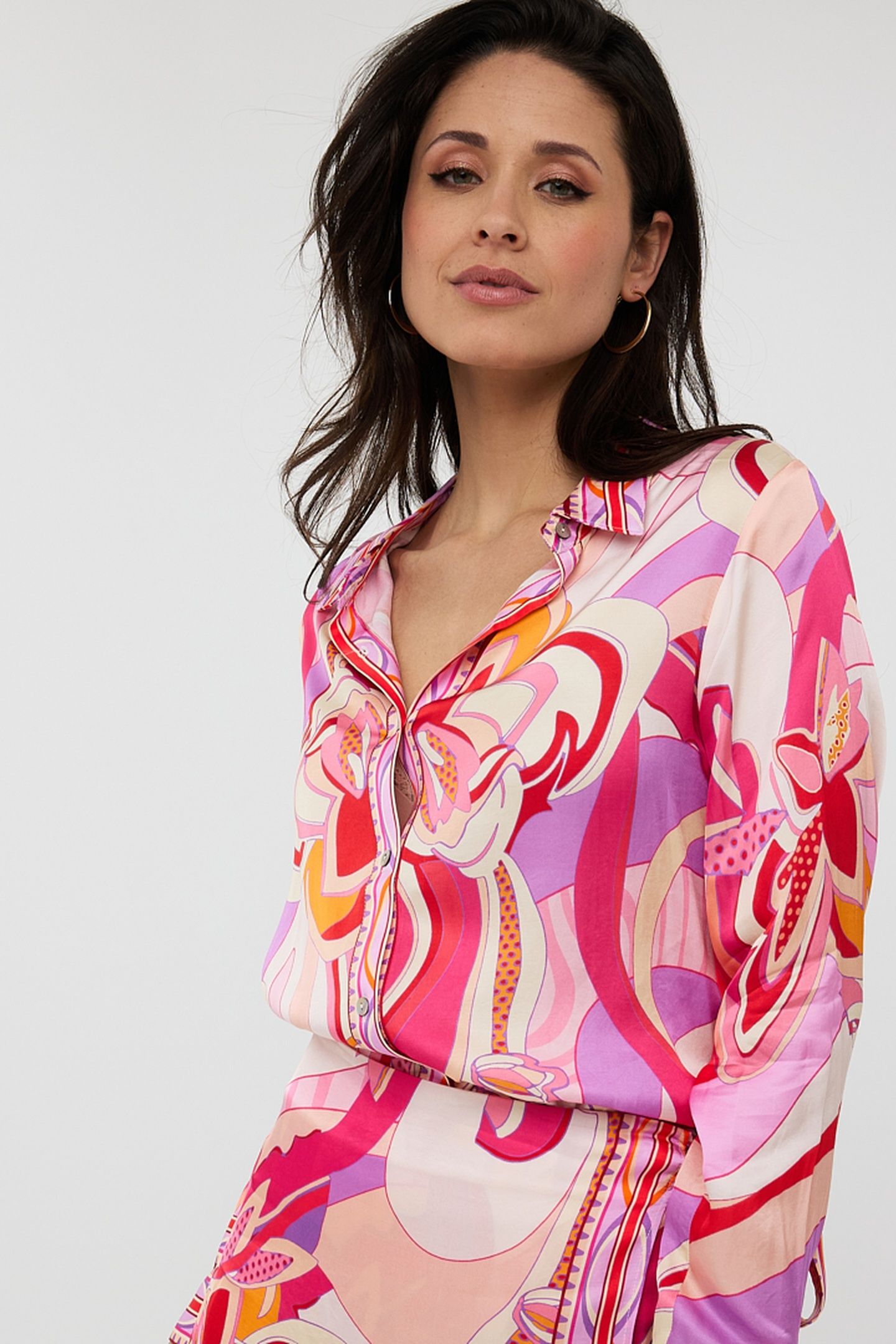 BLOUSE WIDE DISCO HIT PRINT 2