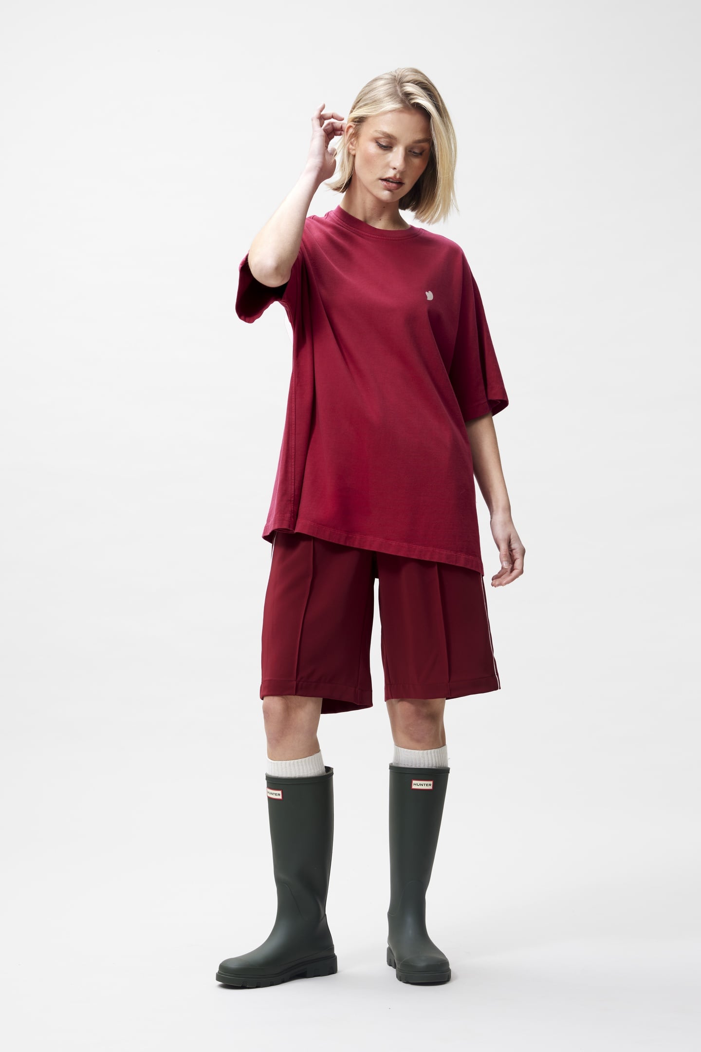 OVERSIZED GRAPHIC TSHIRT RHUBARB 1
