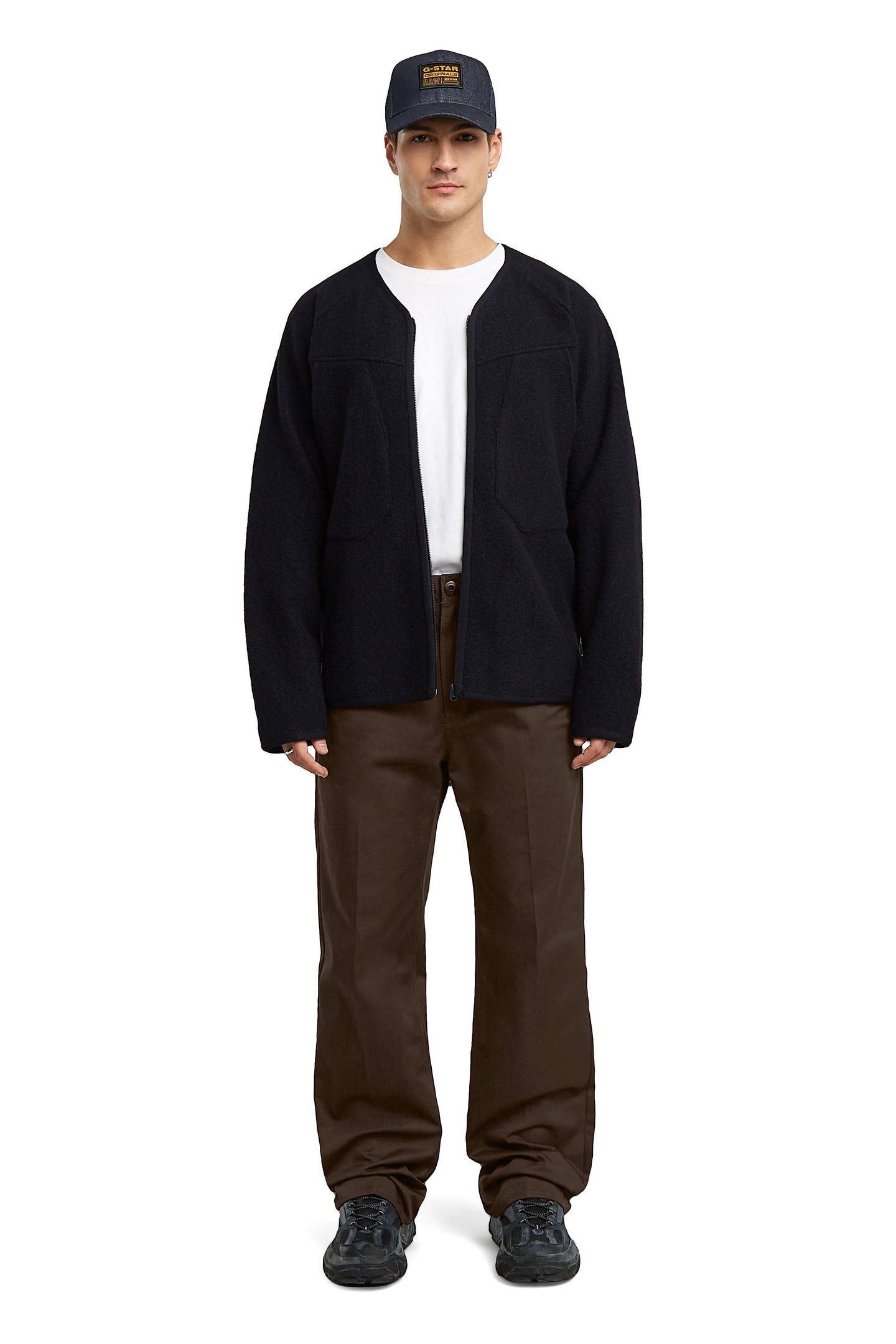 RELAXED STRAIGHT CHINO DEEP BROWN 1