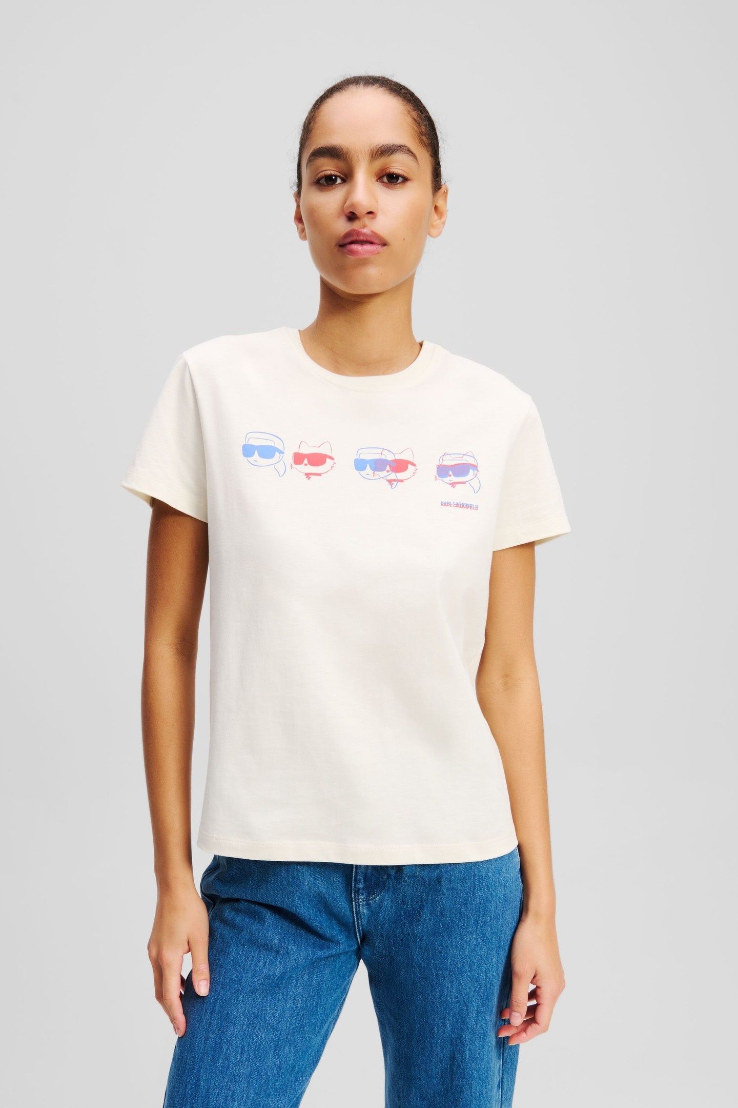 IKON COLOUR REGULAR T-SHIRT CANNOLI CREAM 1