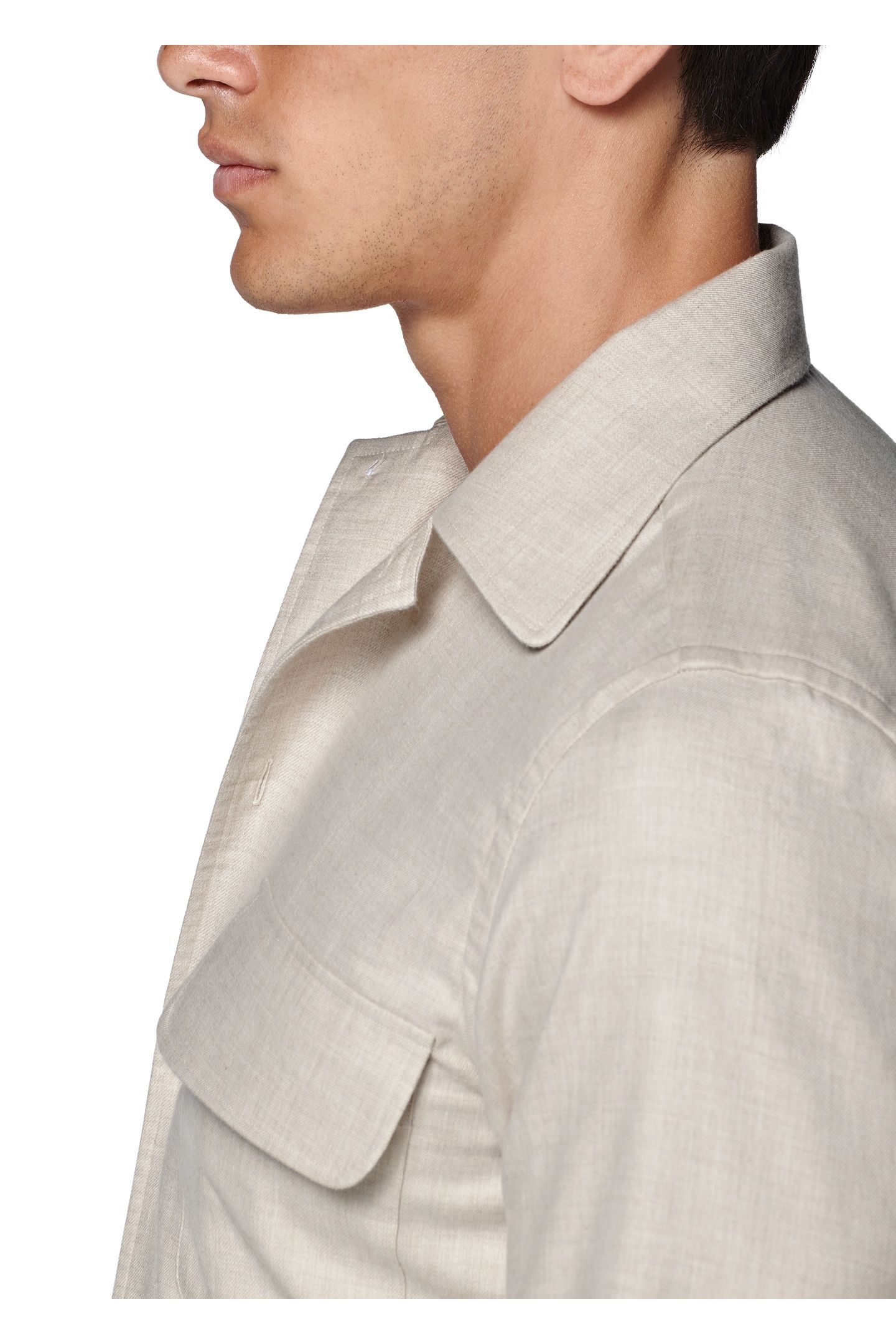 SAFARI FLANNEL CAMEL CASUAL SHIRTS SAND 9