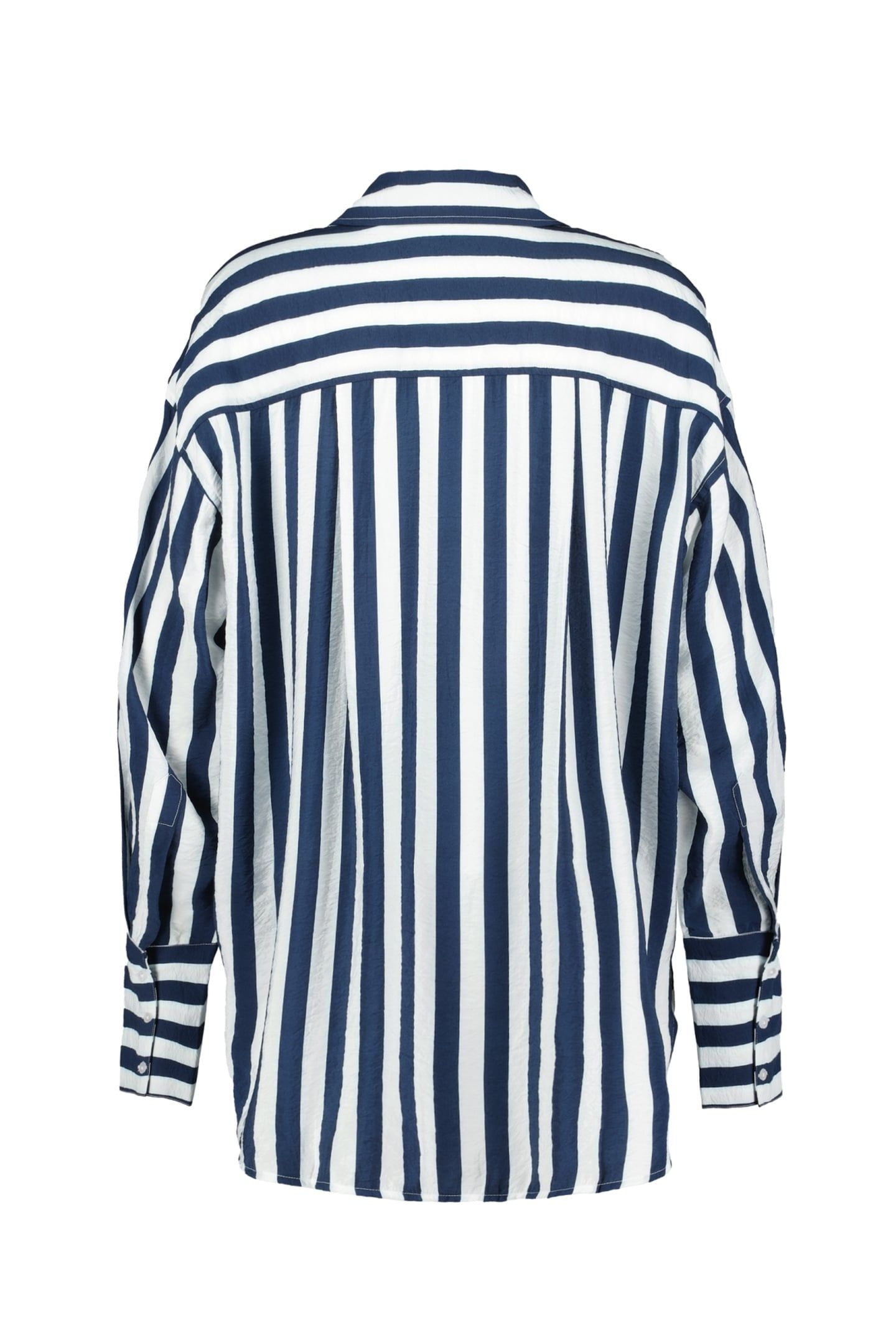 OVERSIZED SHIRT LISAN BLUE OFFWHITE STRIPE 2
