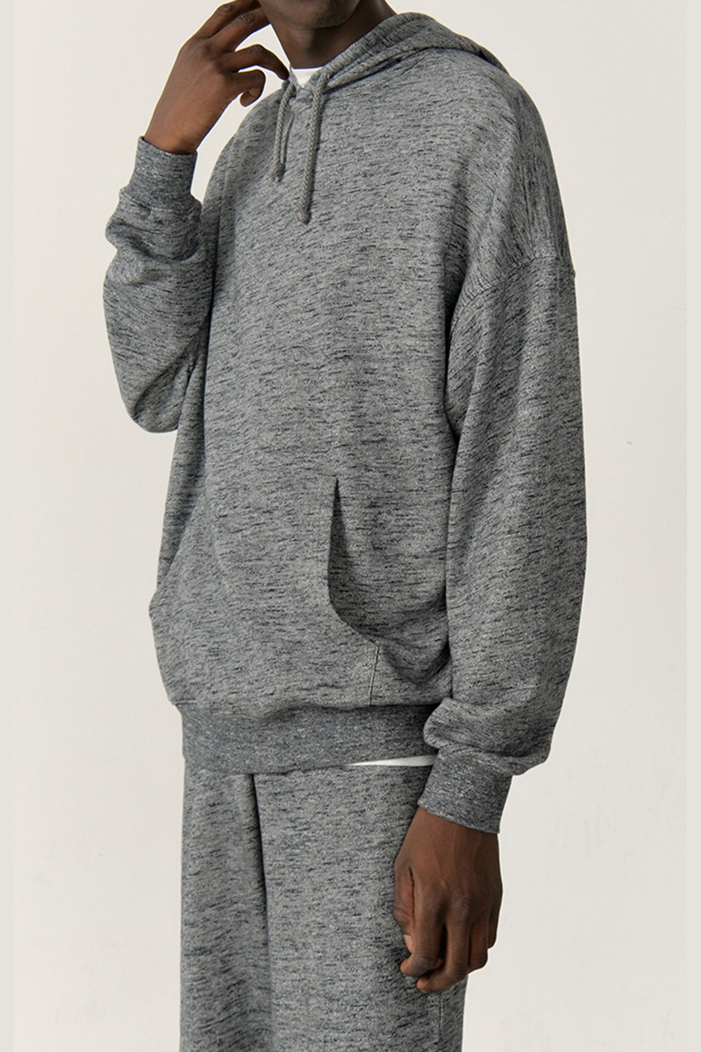 SOWABAY SWEAT SHIRT ANTHRACITE CHINE 9