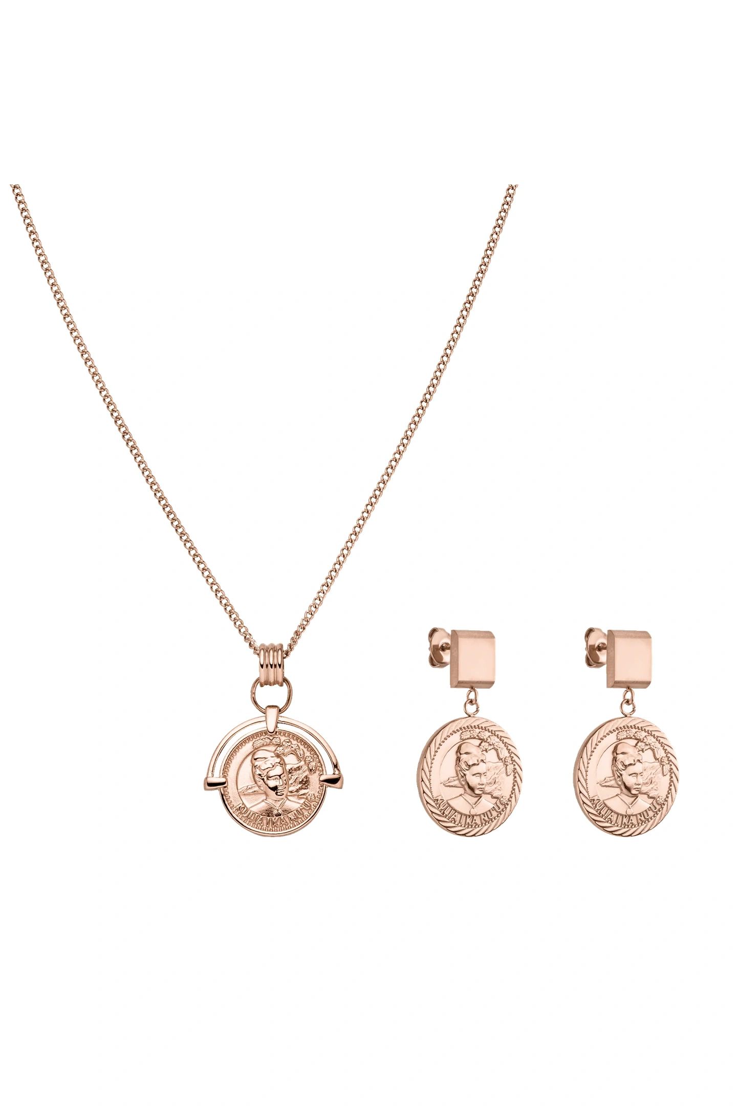 MAHINA CLUB LEI SET ROSEGOLD 3