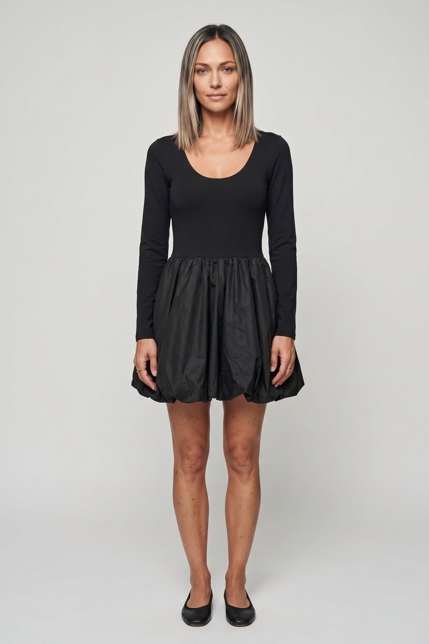 THEA DRESS BLACK 1