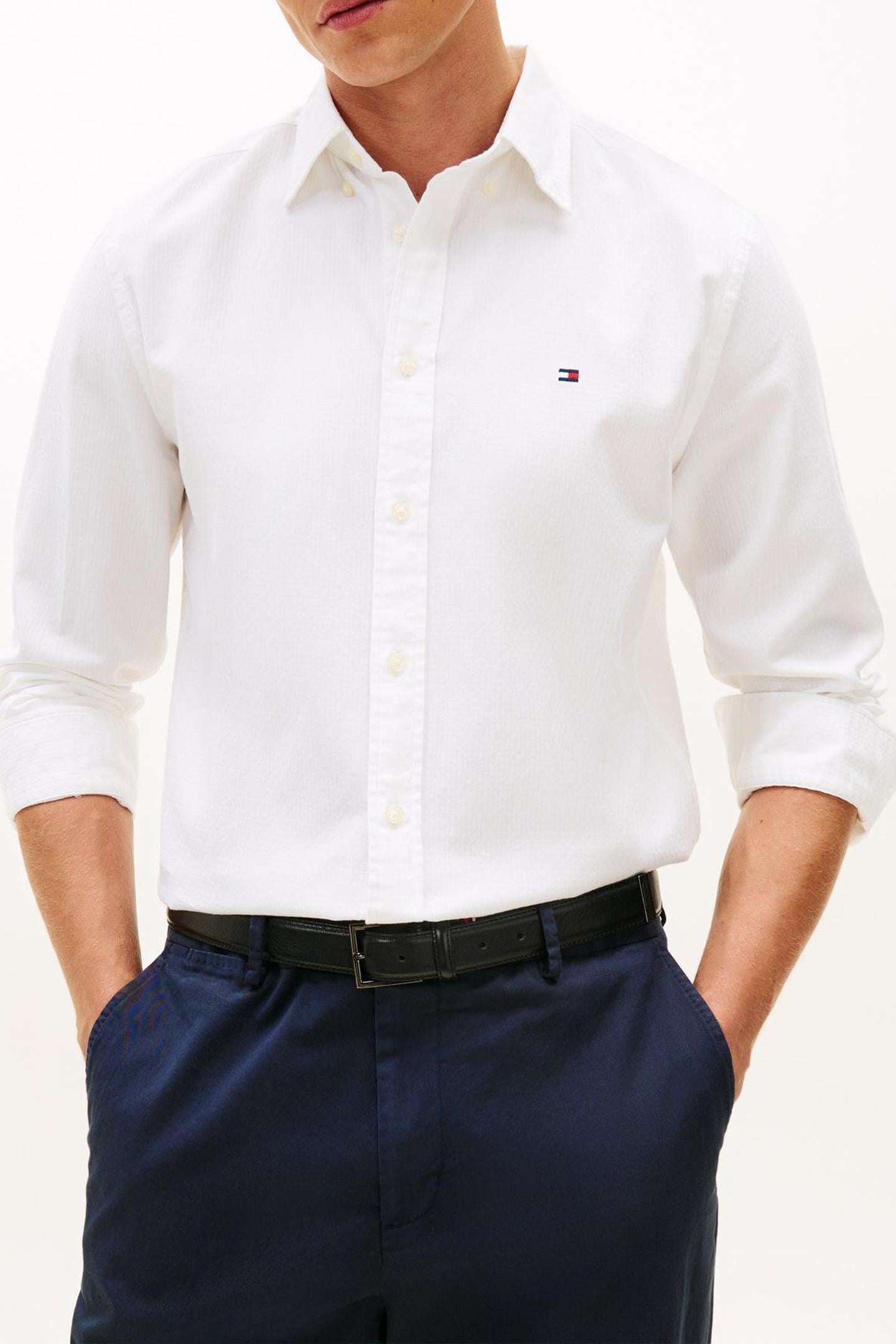FLEX DOBBY SF SHIRT WHITE 1