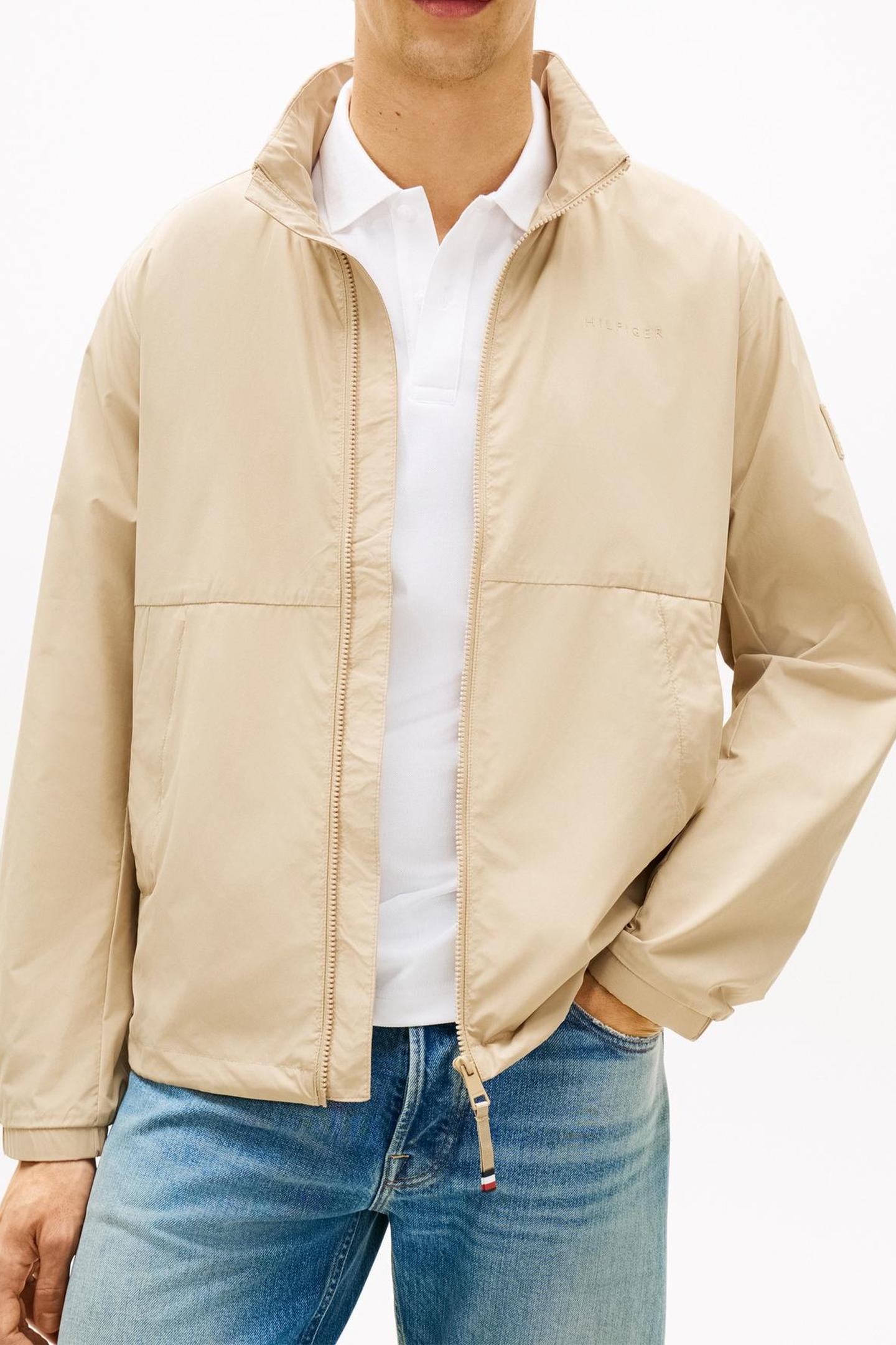 BRANDED BLOUSON JACKET SANDALWOOD 1