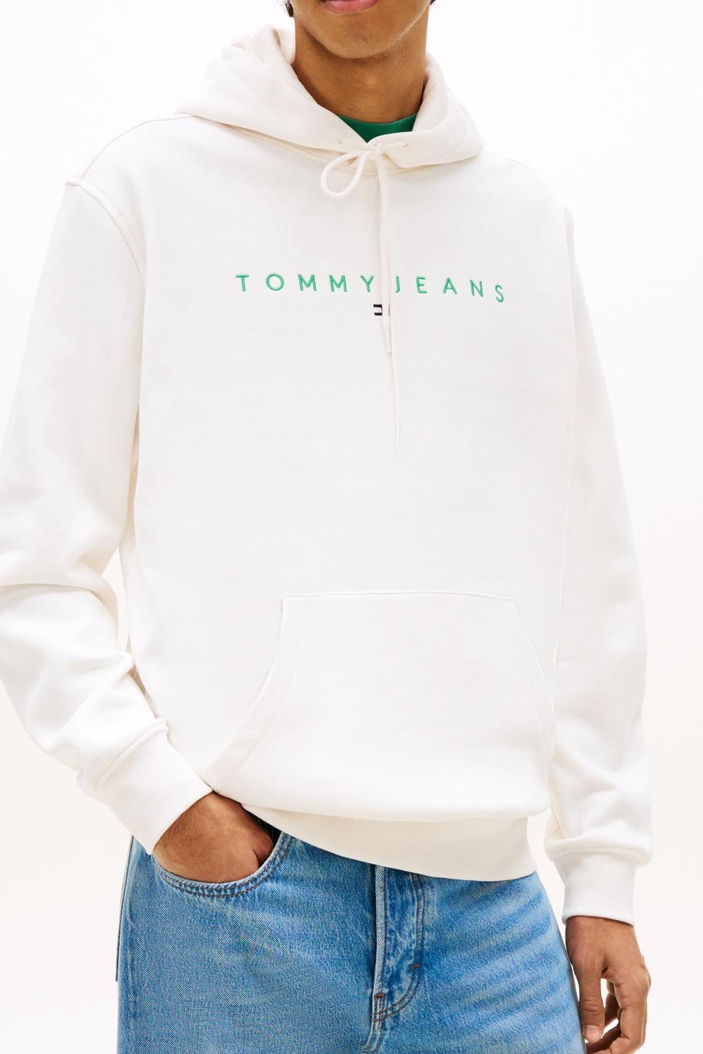 TJM REGULAR LINEAR LOGO ANCIENT WHITE/BAHAMA GREEN 1
