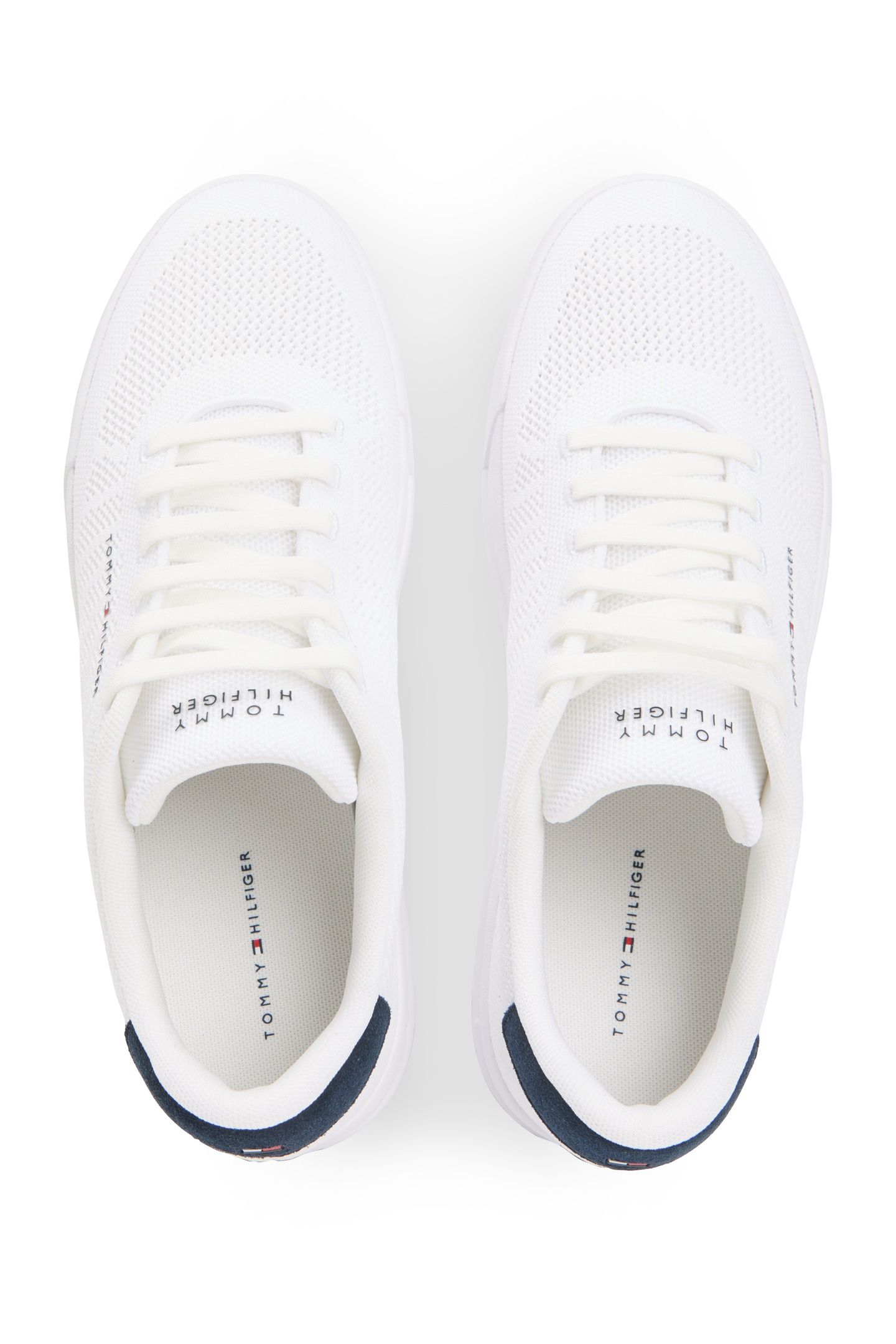 TH COURT KNIT SHOES WHITE 4