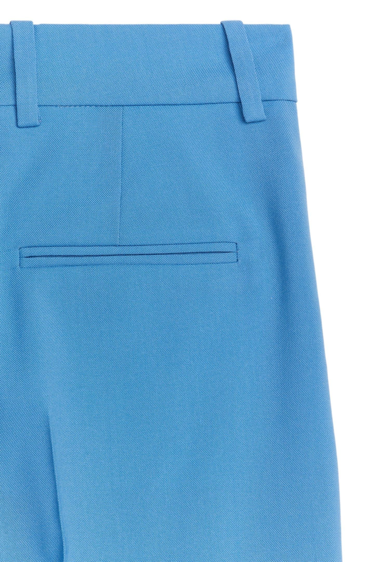 EIJA HOPSACK TROUSERS BLUE 4