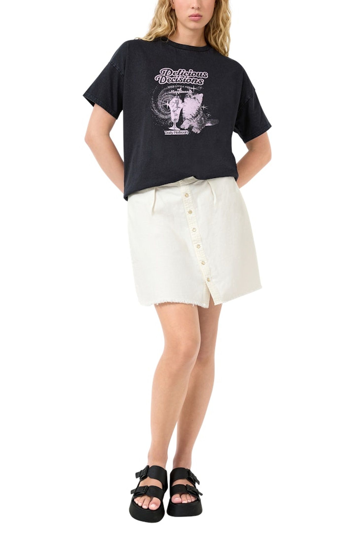 S.OLIVER-QS T-SHIRTS BLACK 2