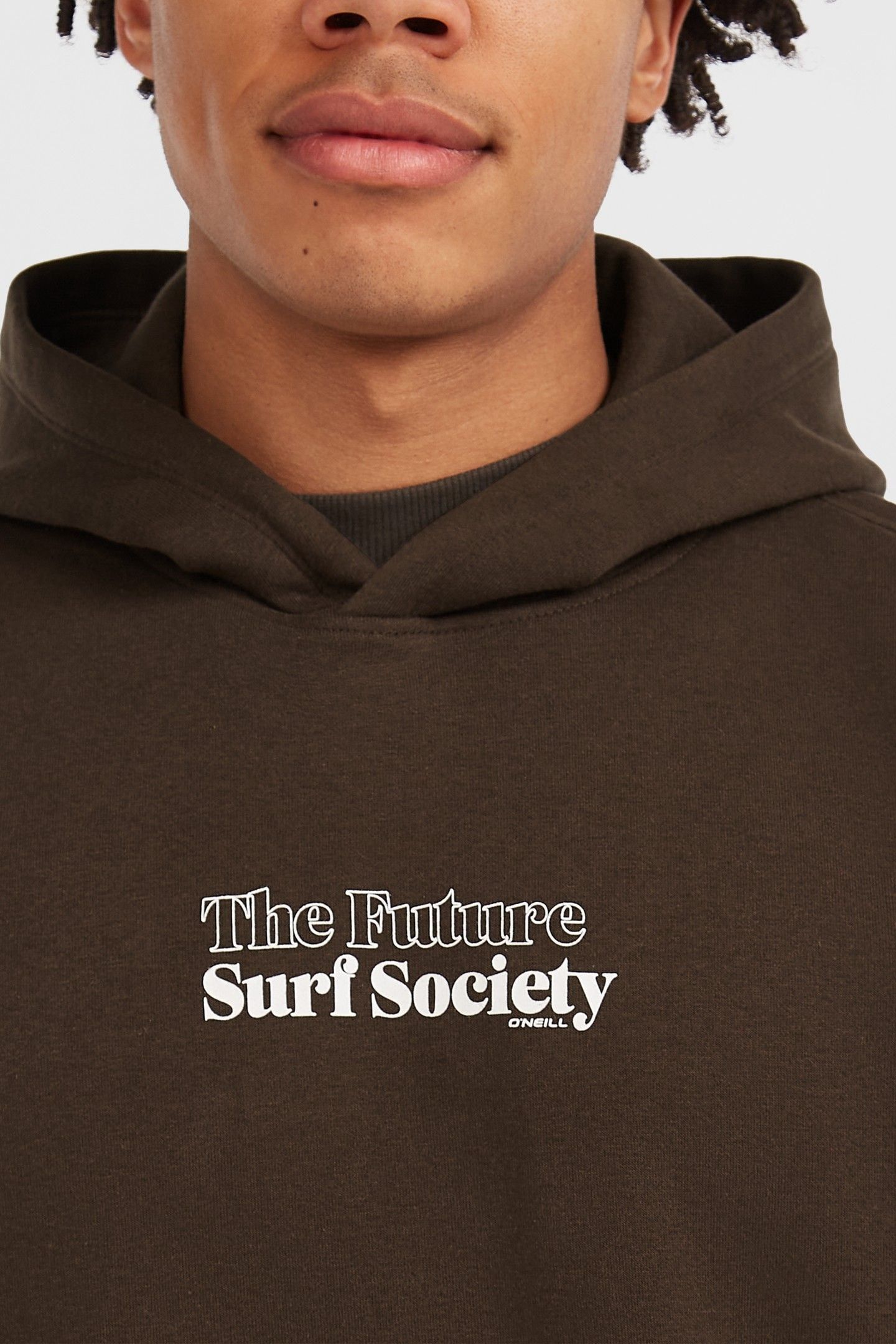 THE FUTURE SURF SOCIETY HOODIE COFFEE BEAN 7