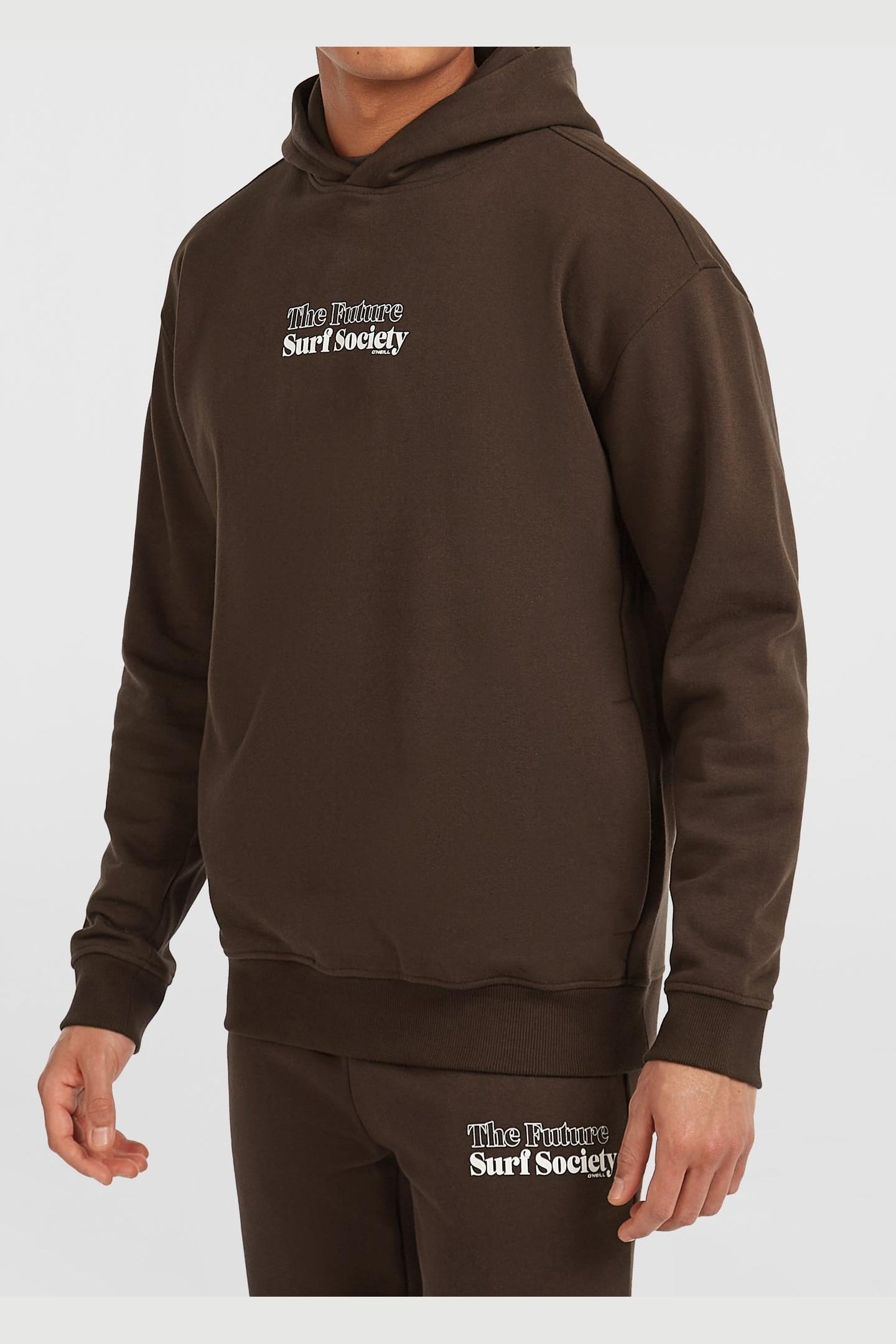 THE FUTURE SURF SOCIETY HOODIE COFFEE BEAN 3