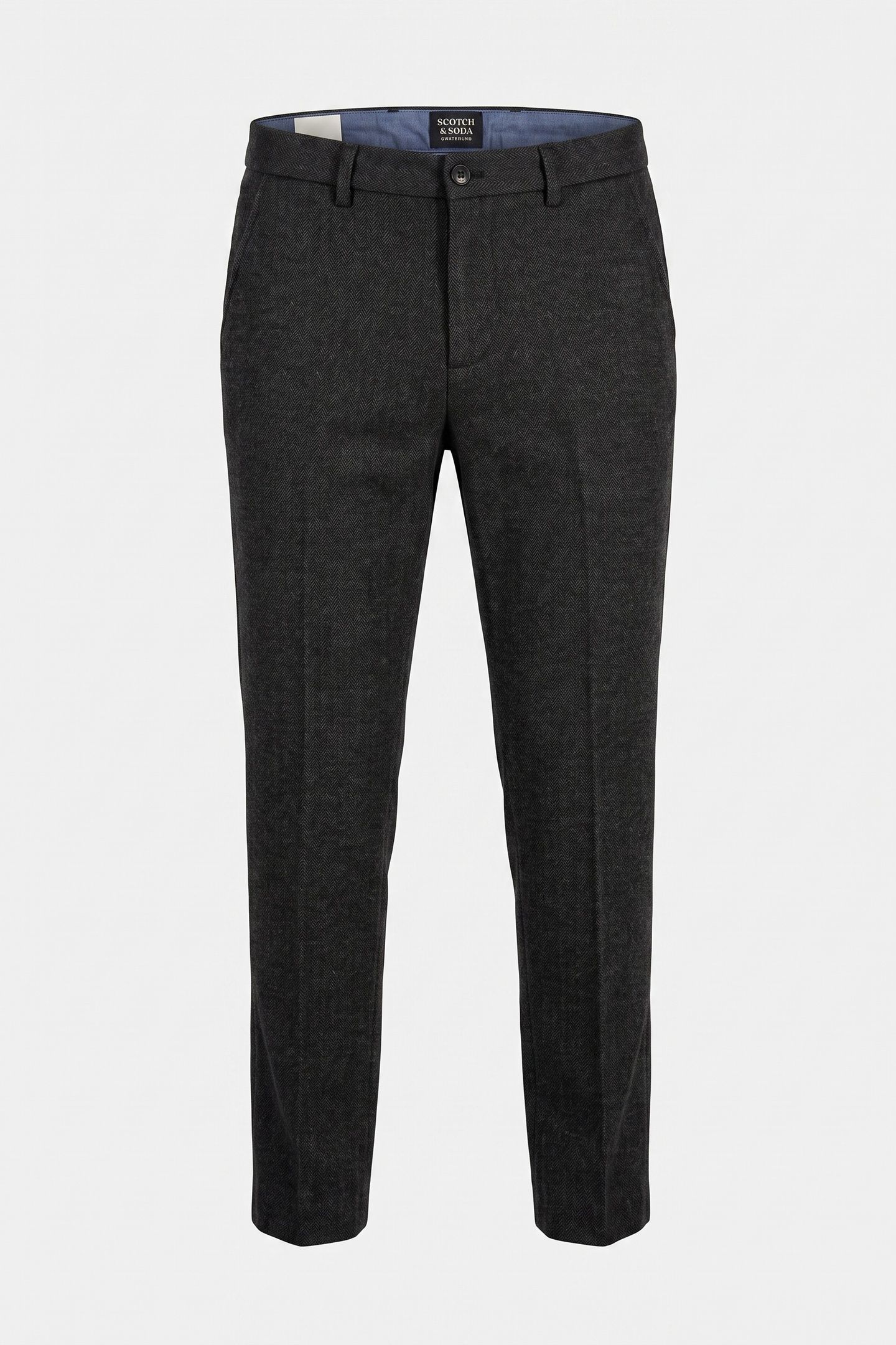 MOTT - TAILORED JERSEY YARN DYED CHINO ANTRA HERRINGBONE 3